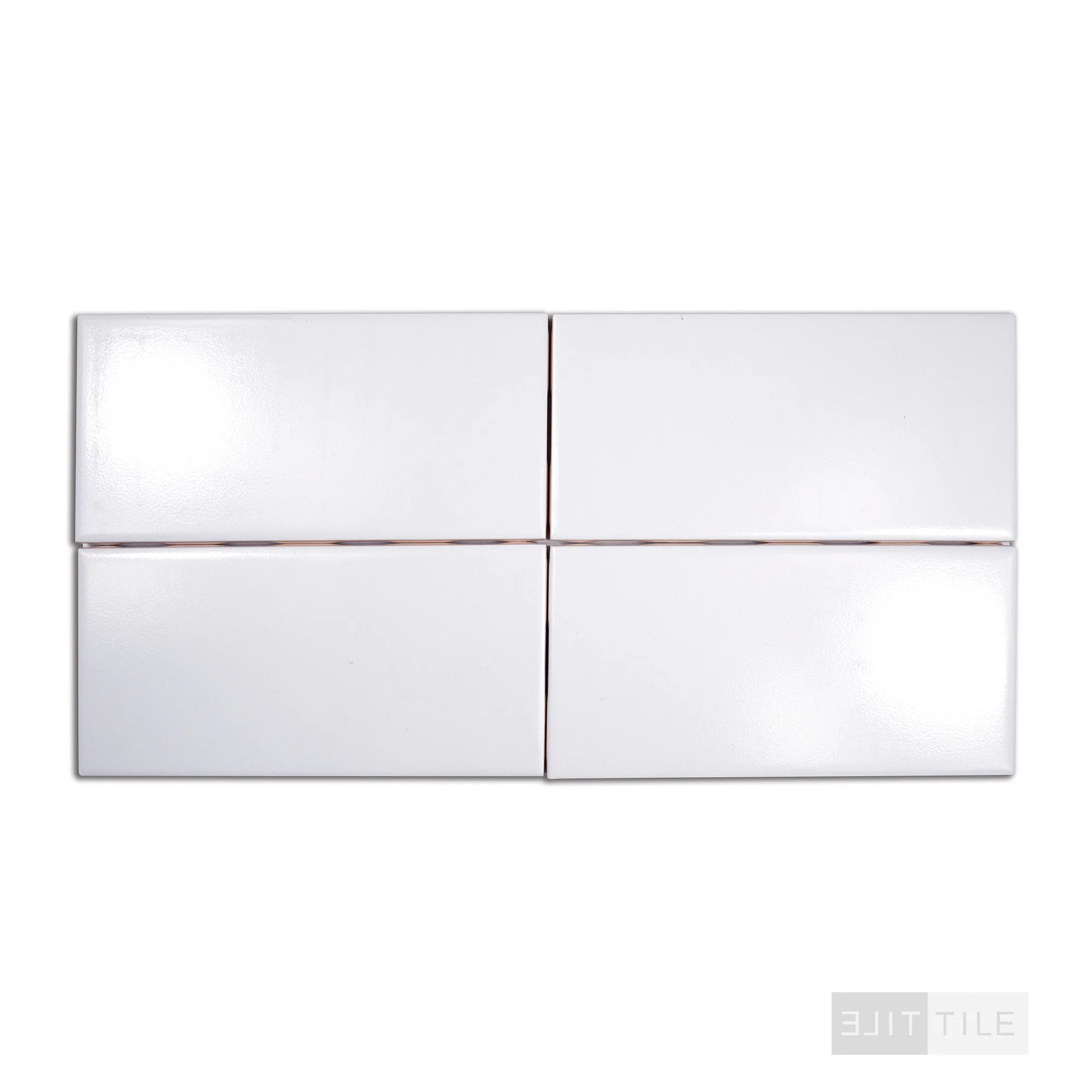 Color Collection Ceramic Tile 3X6 U281 White Ice Matte Matte