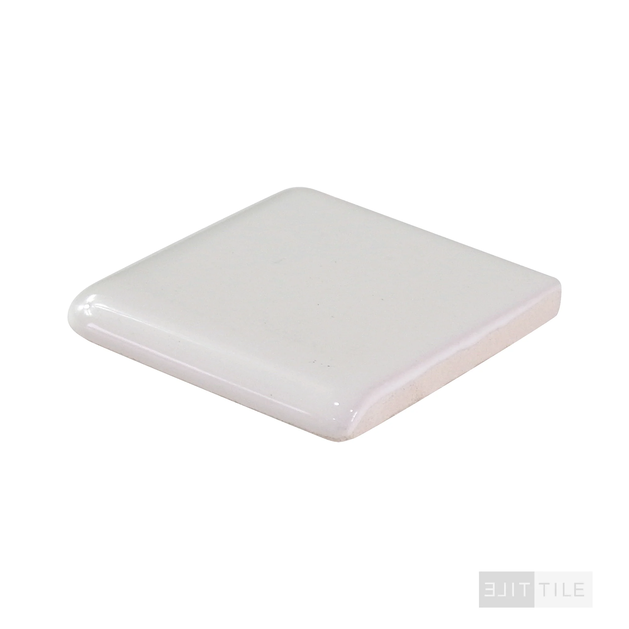 Color Wheel Classic Ceramic Surface Bullnose Corner 2X2 0100 White - Image 2