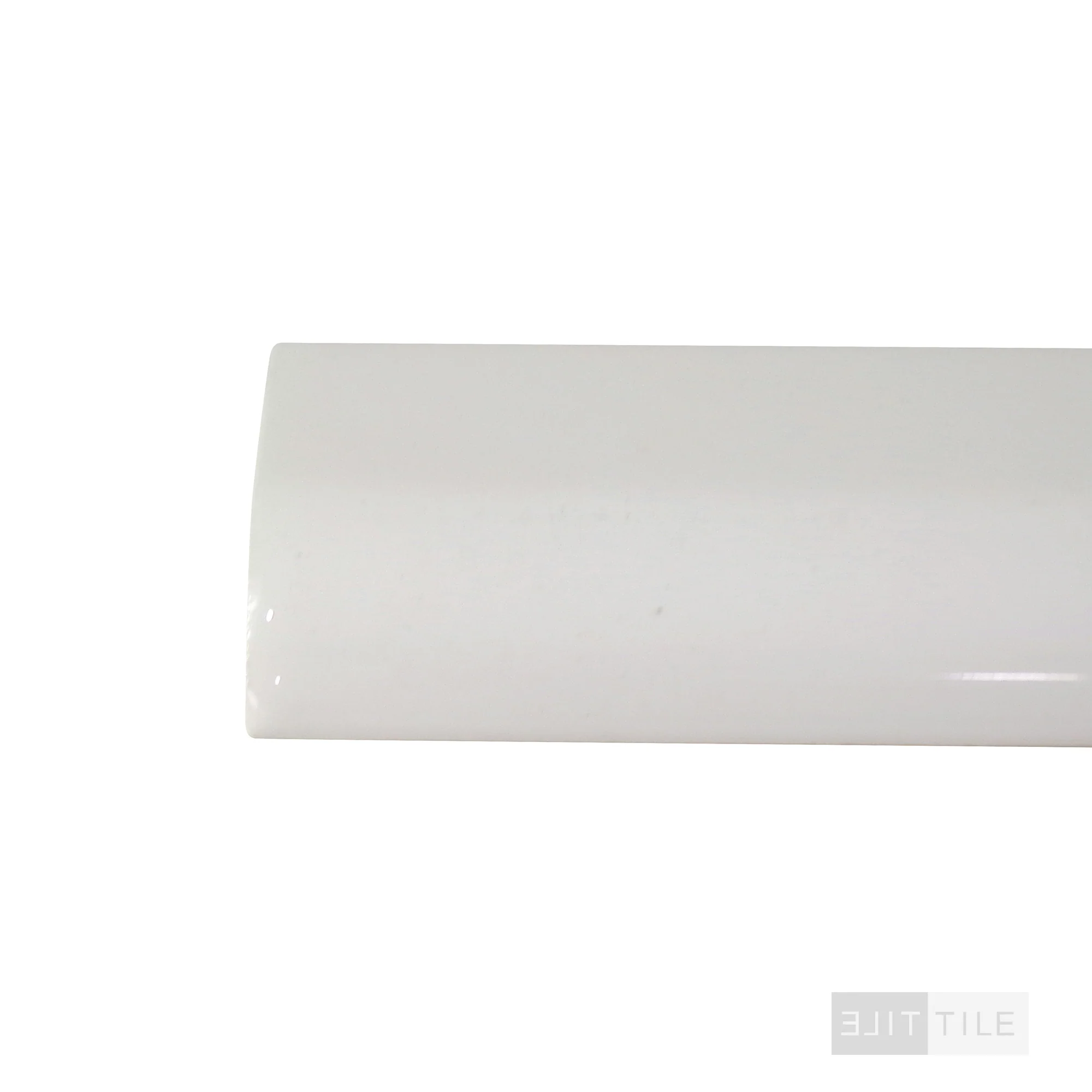Color Wheel Classic Ceramic Radius Bullnose 2X6 0100 White - Image 3