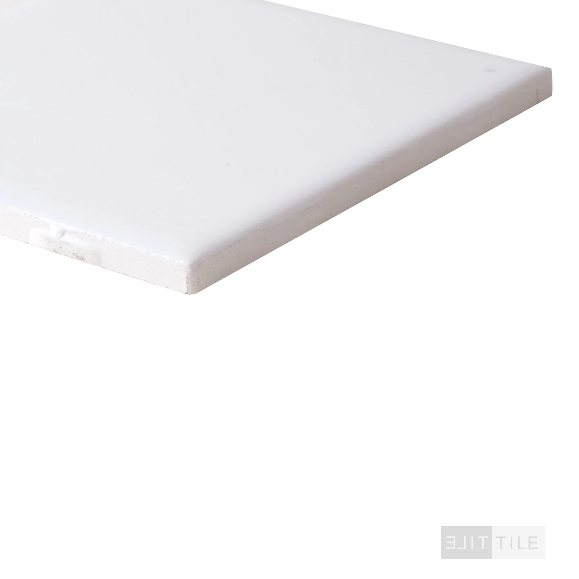 Color Wheel Classic Ceramic Tile 4-1/4X4-1/4 0100 White Glossy - Image 3