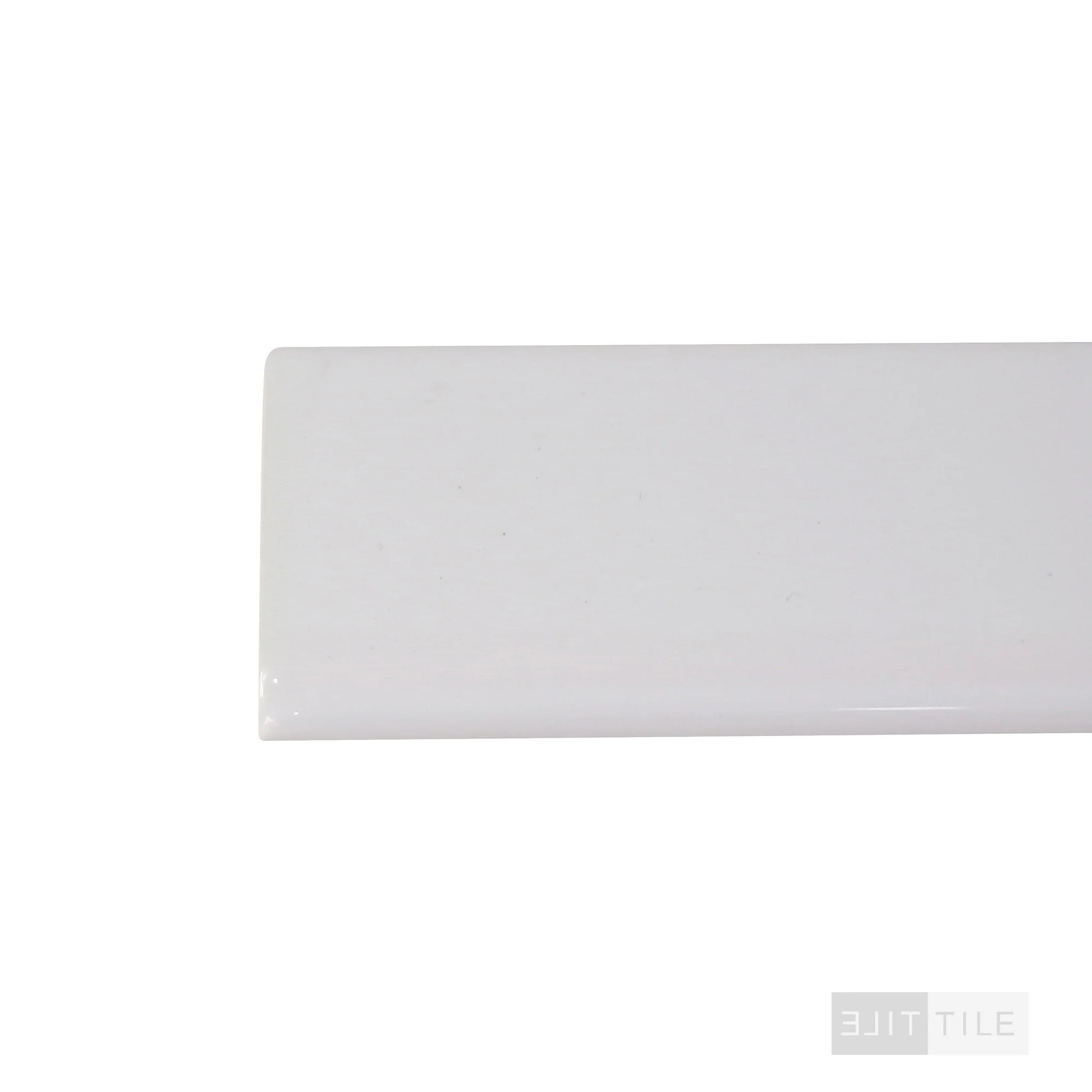 Color Wheel Classic Ceramic Bullnose 2X6 0190 Arctic White - Image 3