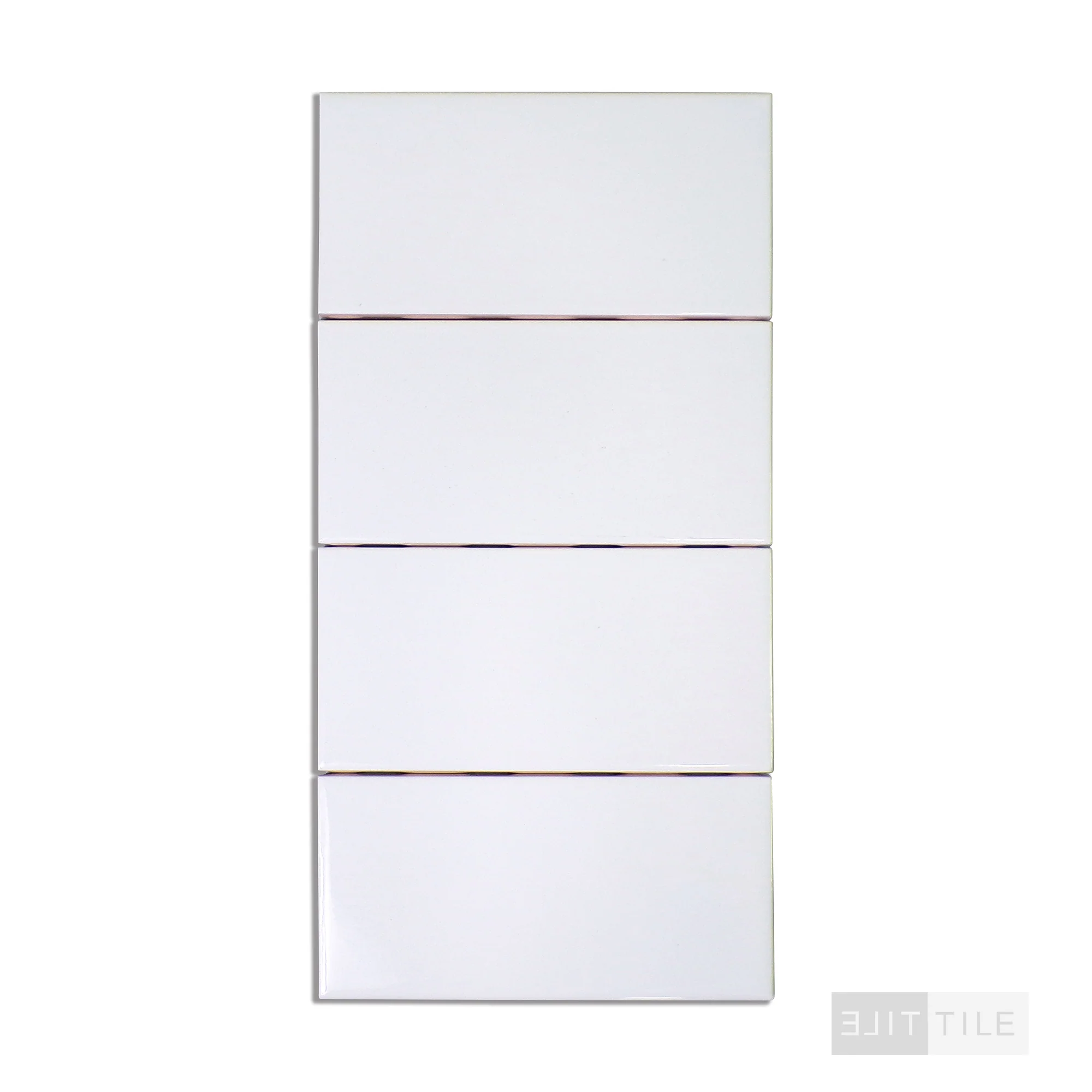 Color Wheel Classic Ceramic Tile 3X6 0190 Arctic White Glossy