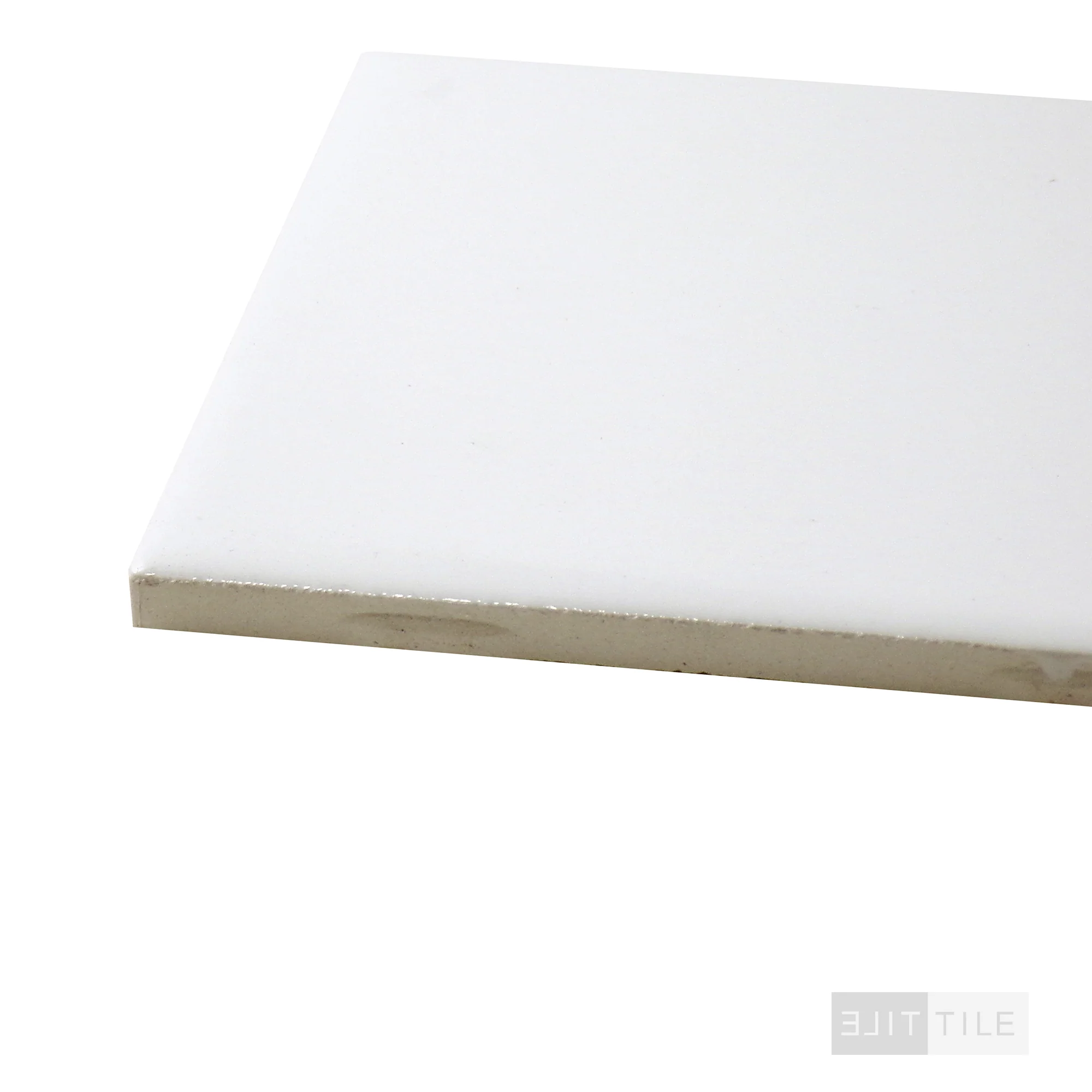 Color Wheel Classic Ceramic Tile 4-1/4X4-1/4 0190 Arctic White Glossy - Image 3