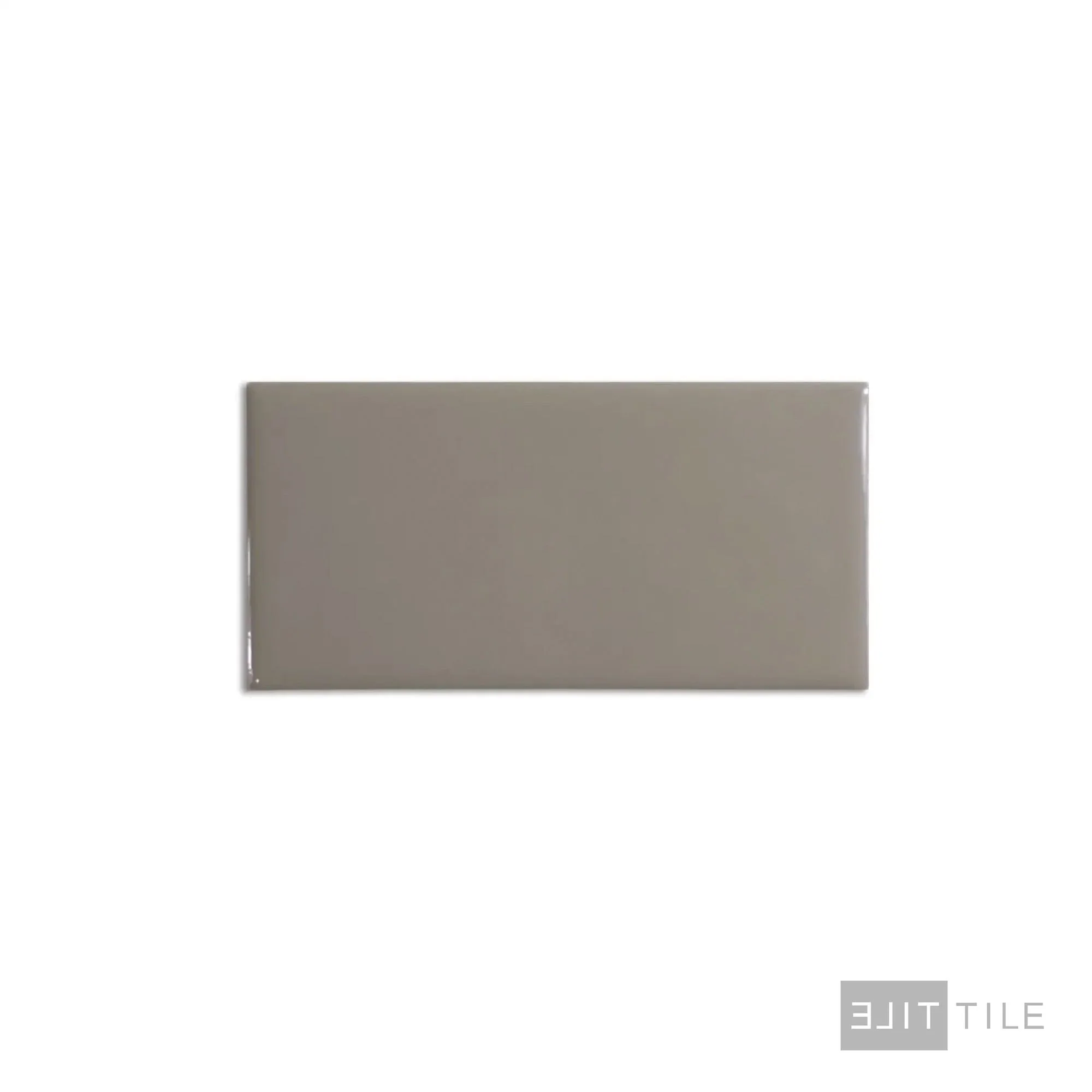 Color Wheel Ceramic Wall Tile 3X6 Architectural Gray Glossy