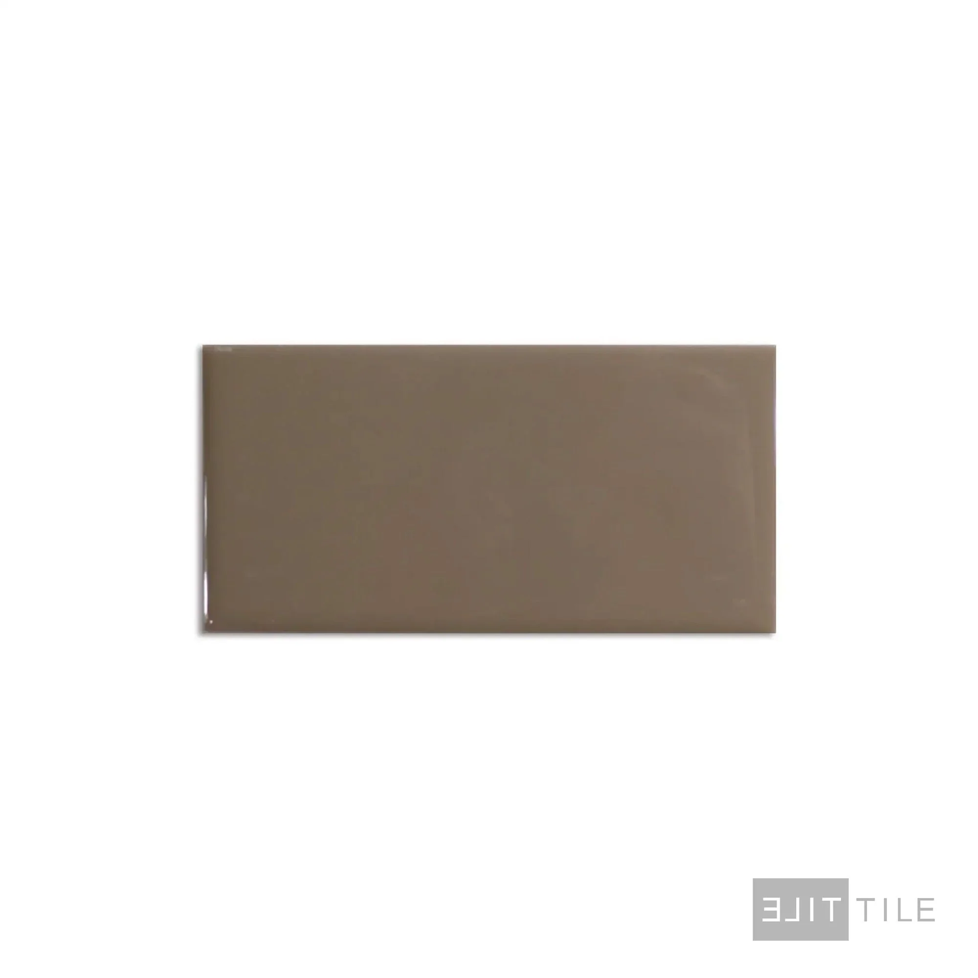 Color Wheel Ceramic Wall Tile 3X6 Elemental Tan Glossy