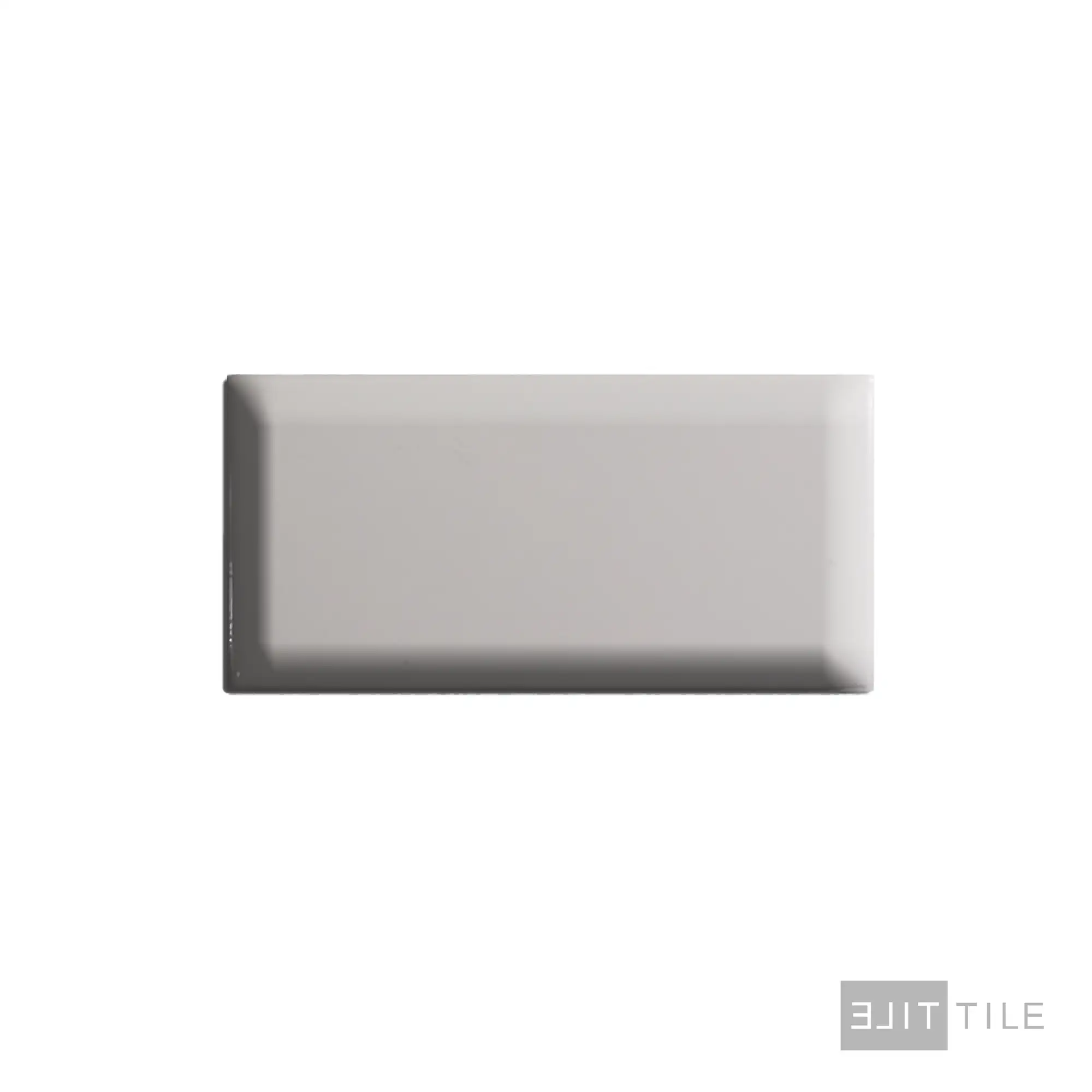 Color Wheel Beveled Wall Tile 3X6 White Glossy
