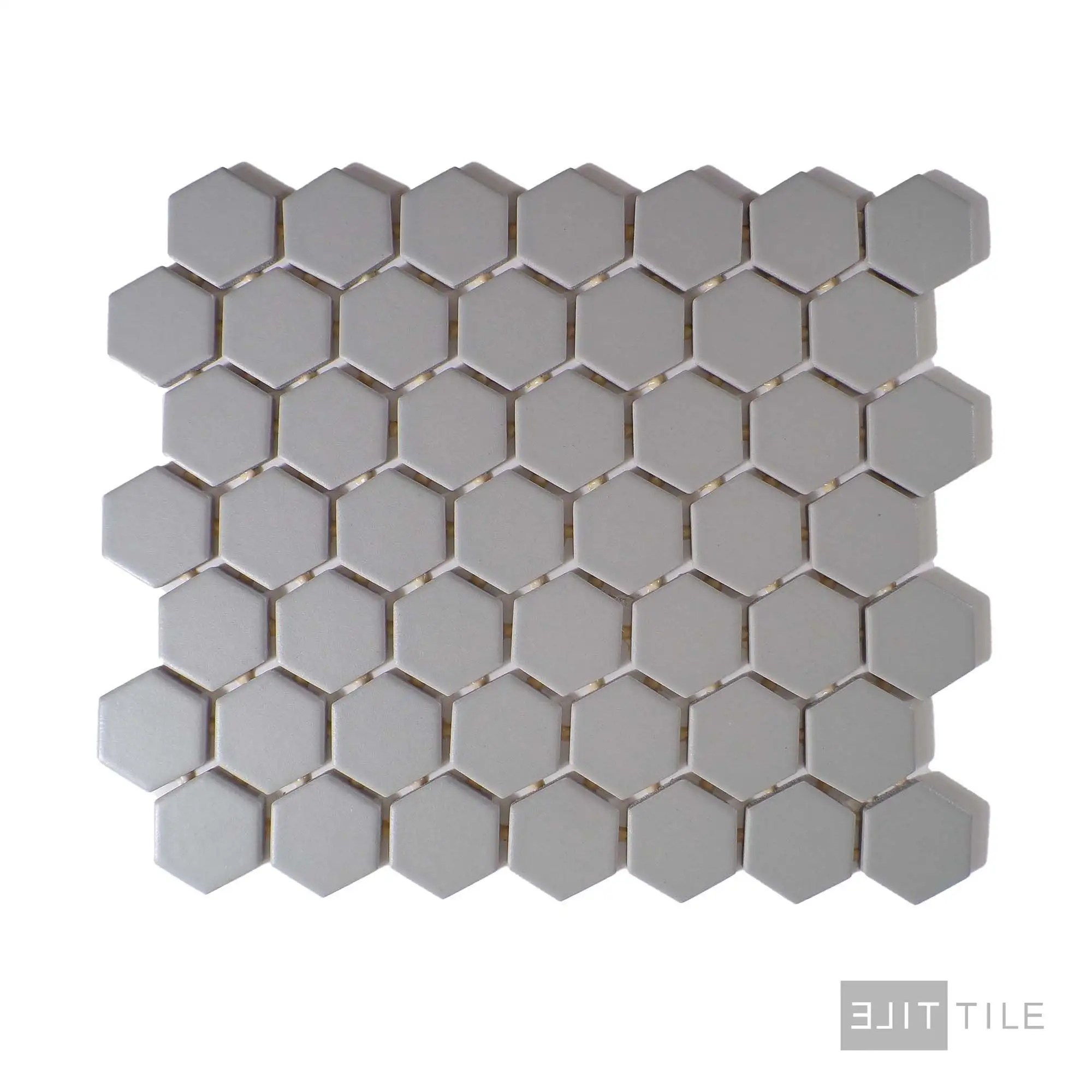 Color Wheel 1.5" Ceramic Mosaic 12X14 Desert Gray Matte
