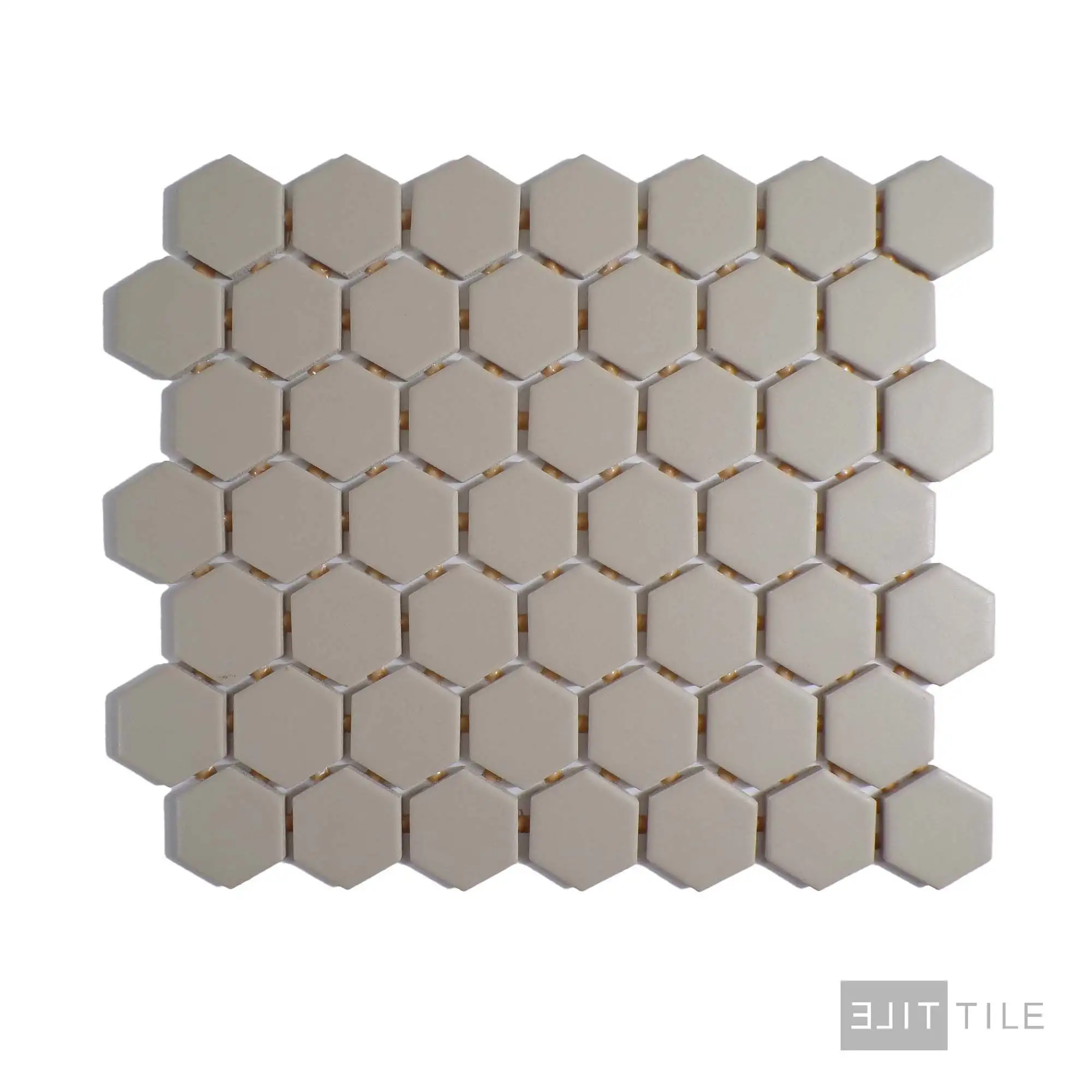 Color Wheel 1.5" Ceramic Mosaic 12X14 Urban Putty Matte