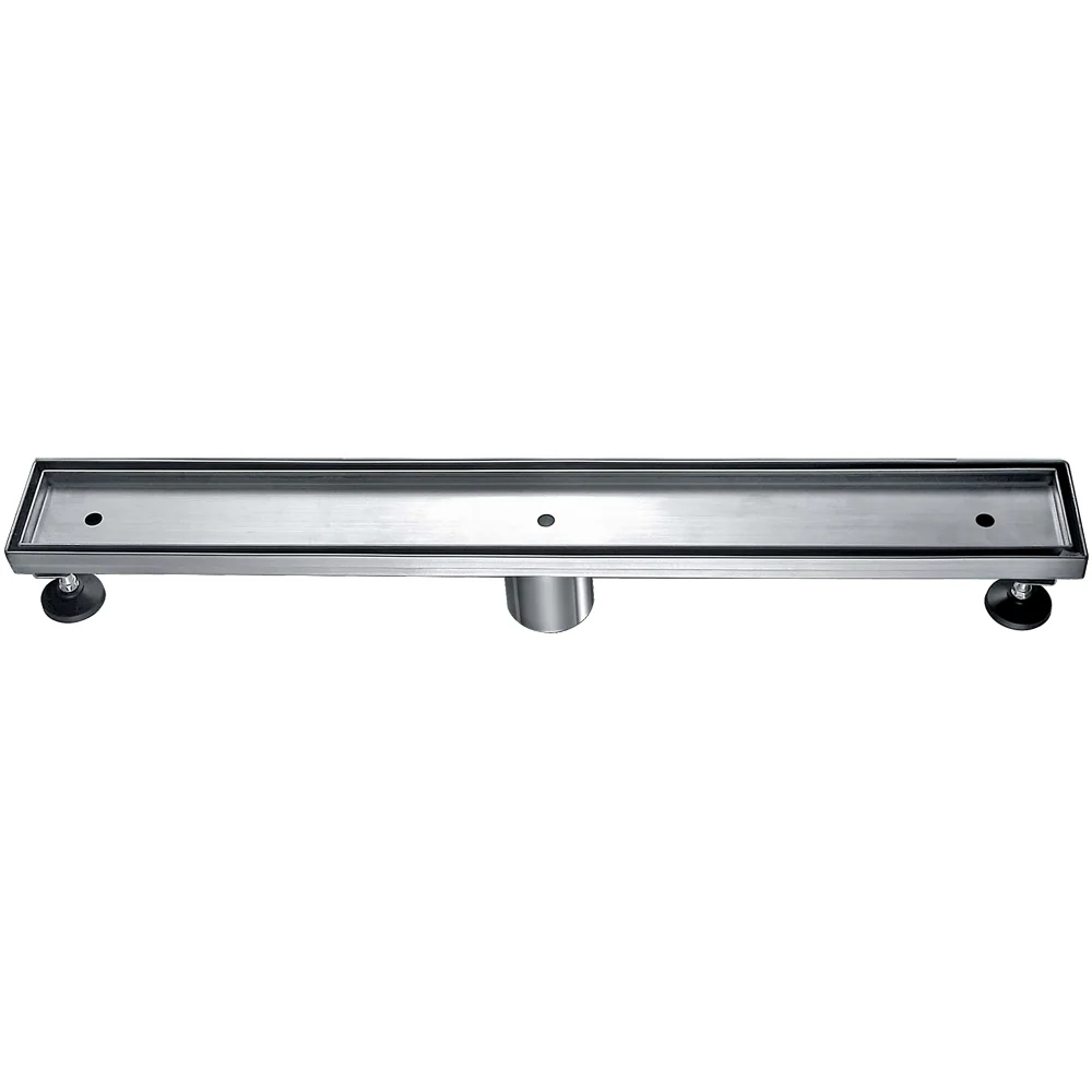Colorado River Linear Drain 18 Gauge Polished Satin 24"L x 3"W x 3-1/8"D LCO240304