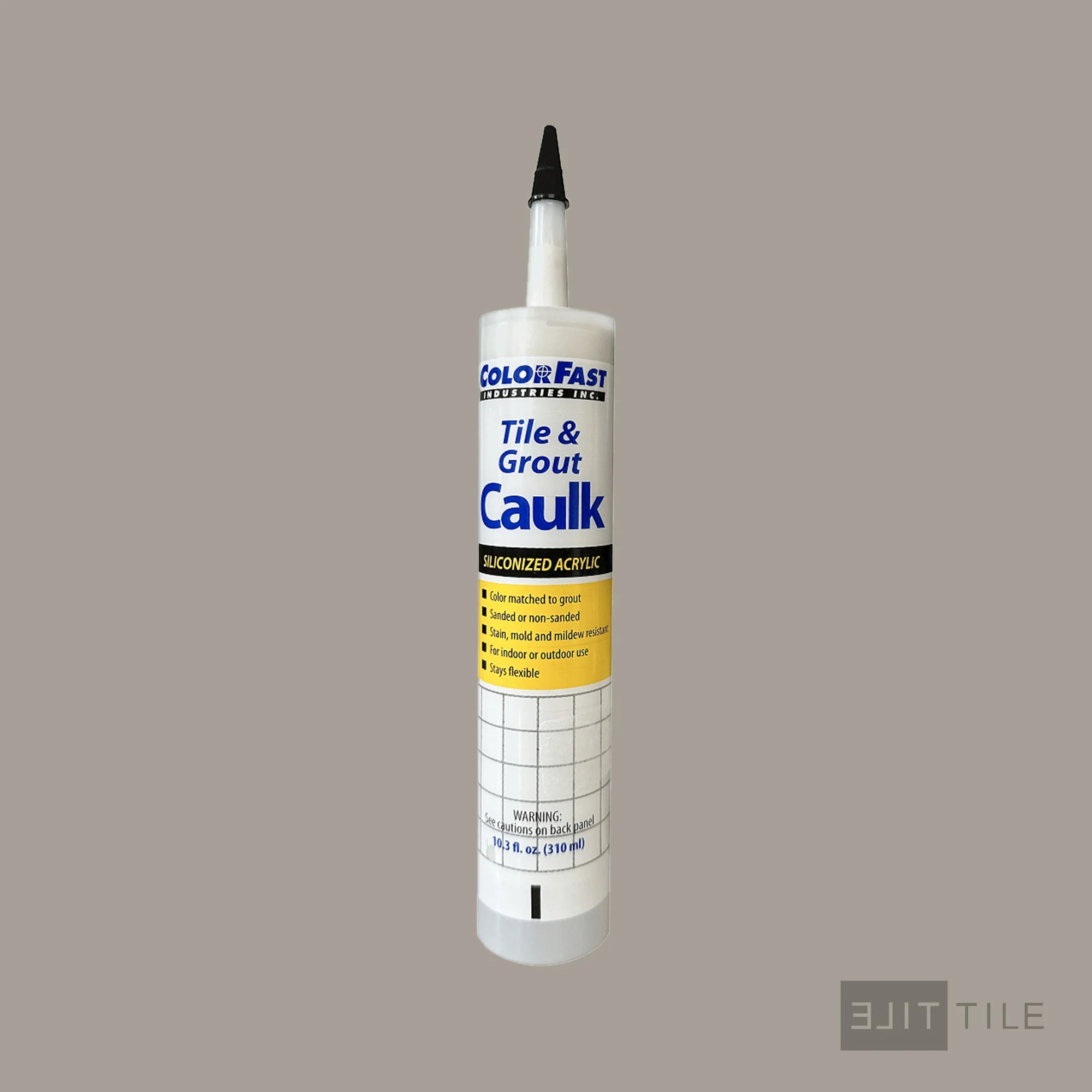ColorFast Caulk 10.3 Oz 542 Graystone Sanded