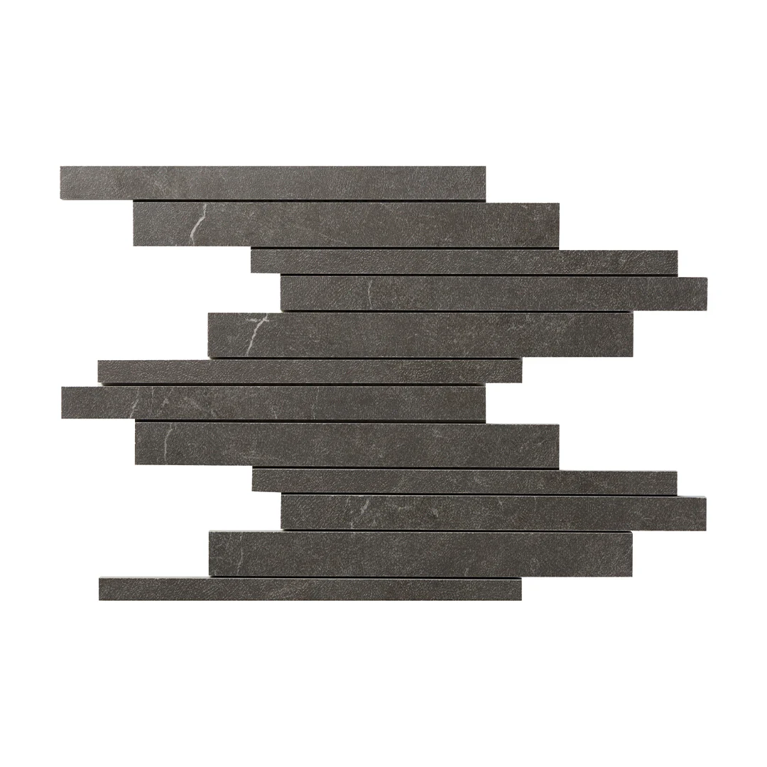 Continuum Rectangle Mosaic 12X12 Anthracite Natural - Image 3