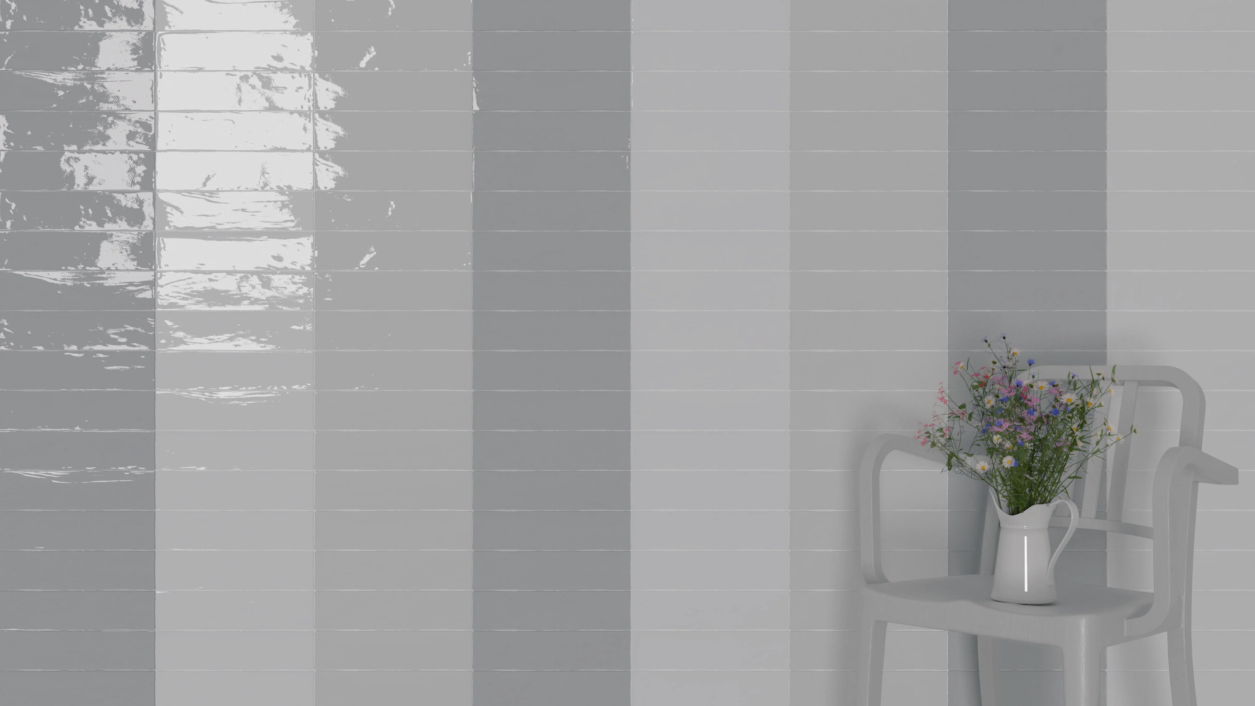 Crafted Glossy 3X12 Grey - Image 2