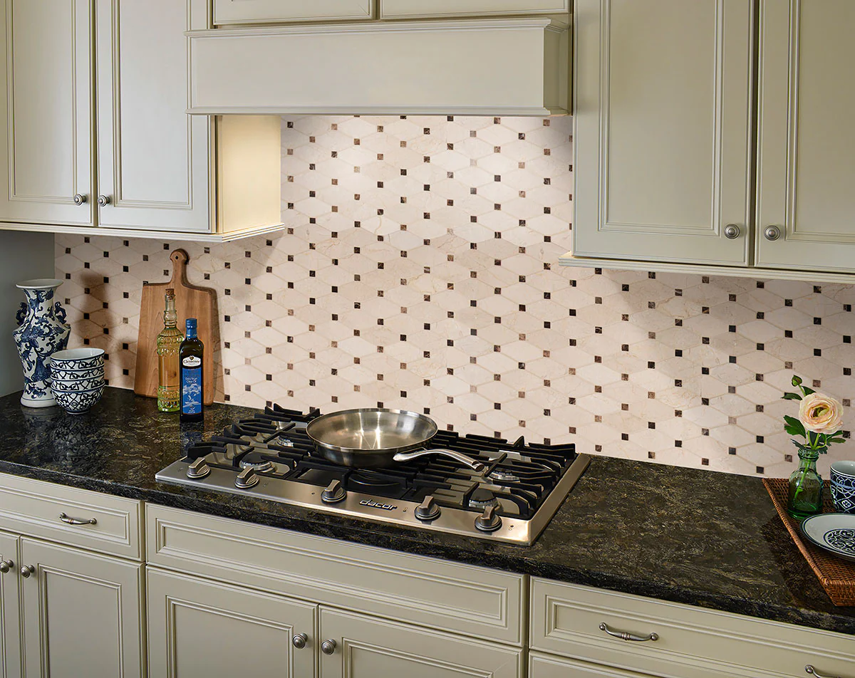 Crema Marfil Elongated Octagon Valencia Polished - Image 5