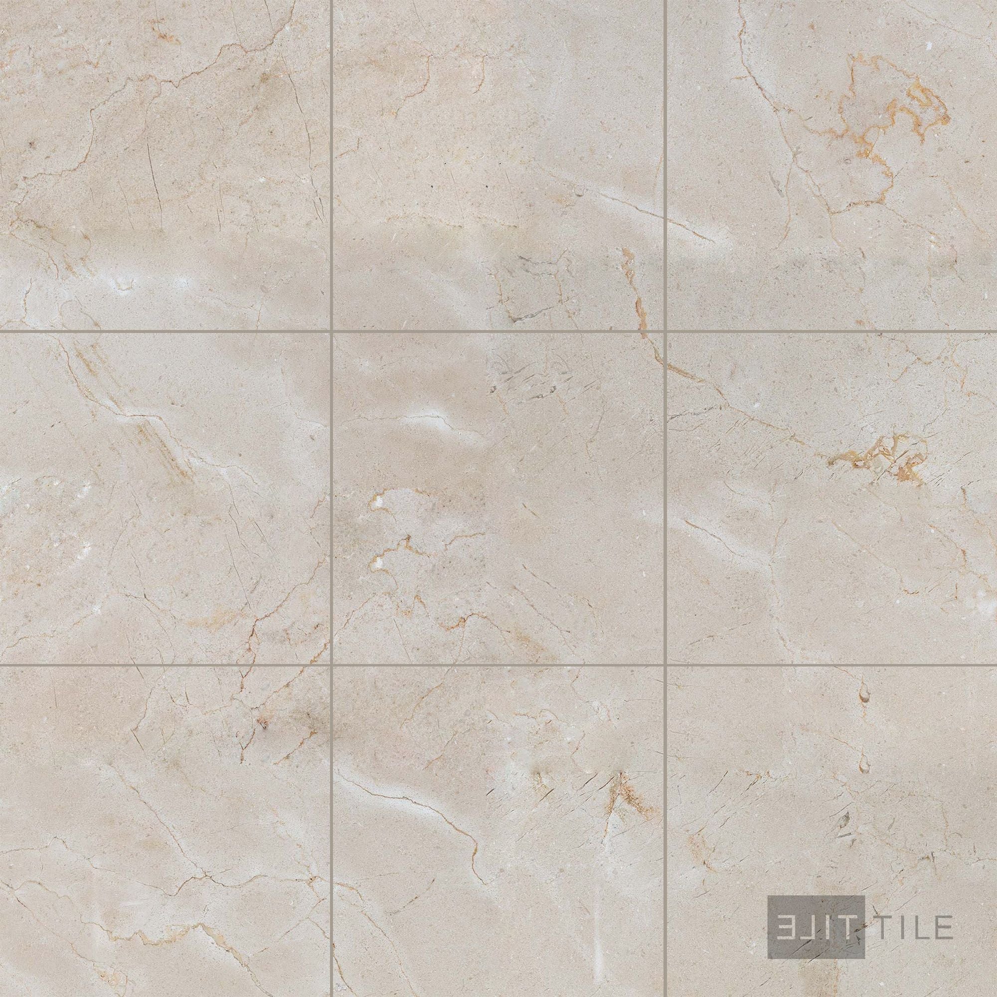 Crema Marfil Classic Marble 12X12 Honed