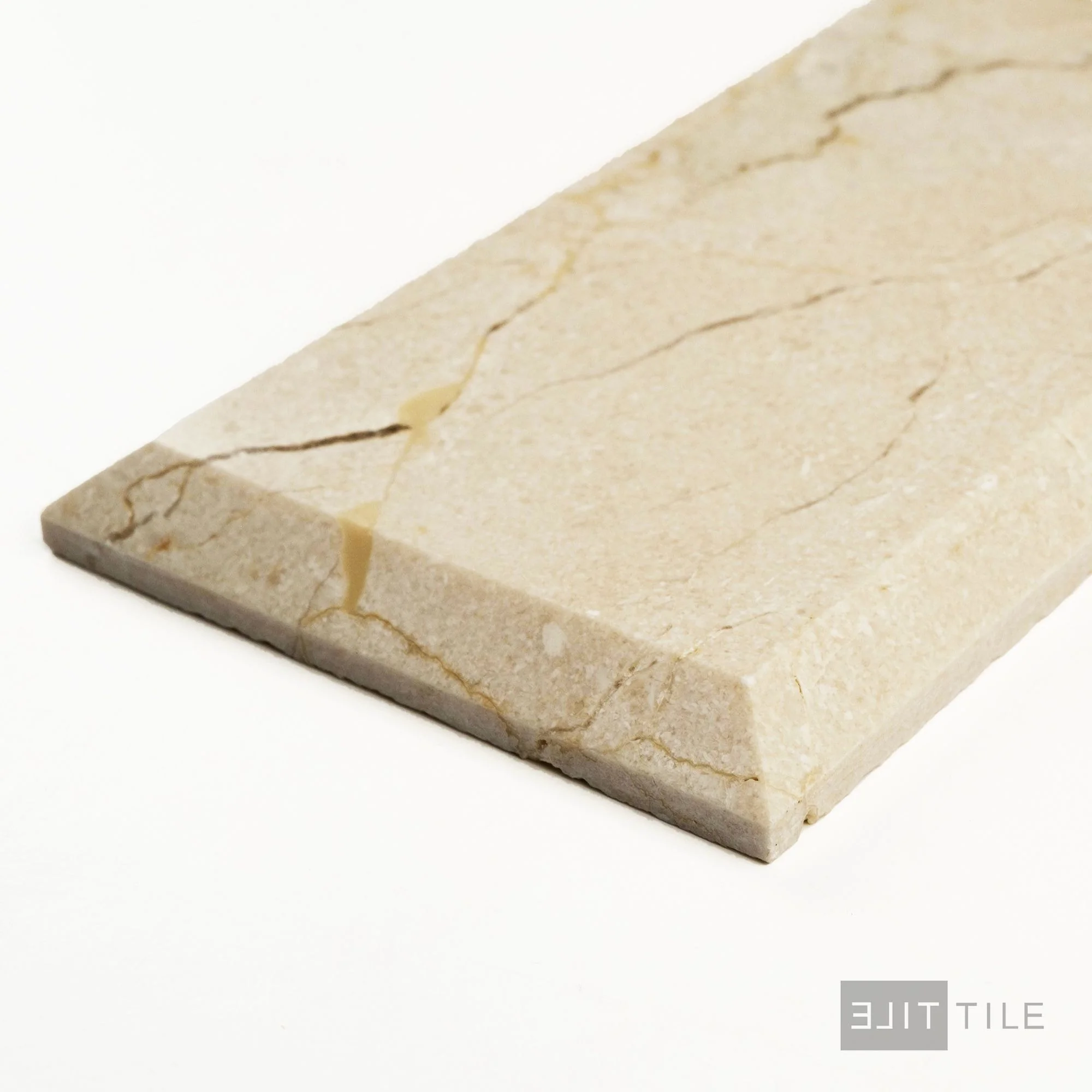 Crema Marfil Classic Marble 3X6 Beveled Polished - Image 3