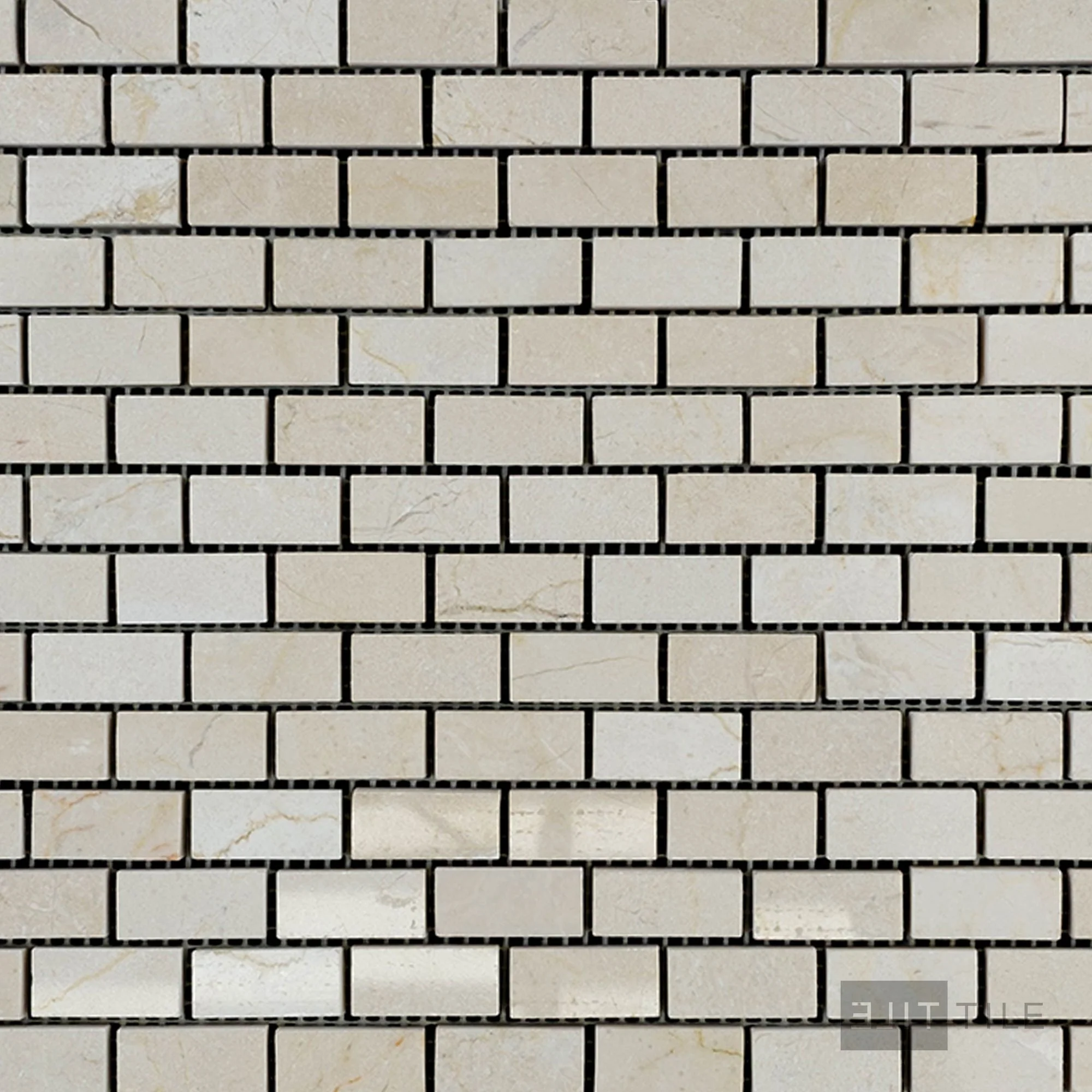 Crema Marfil Marble 5/8X1-1/4 Brick Polished Mosaic