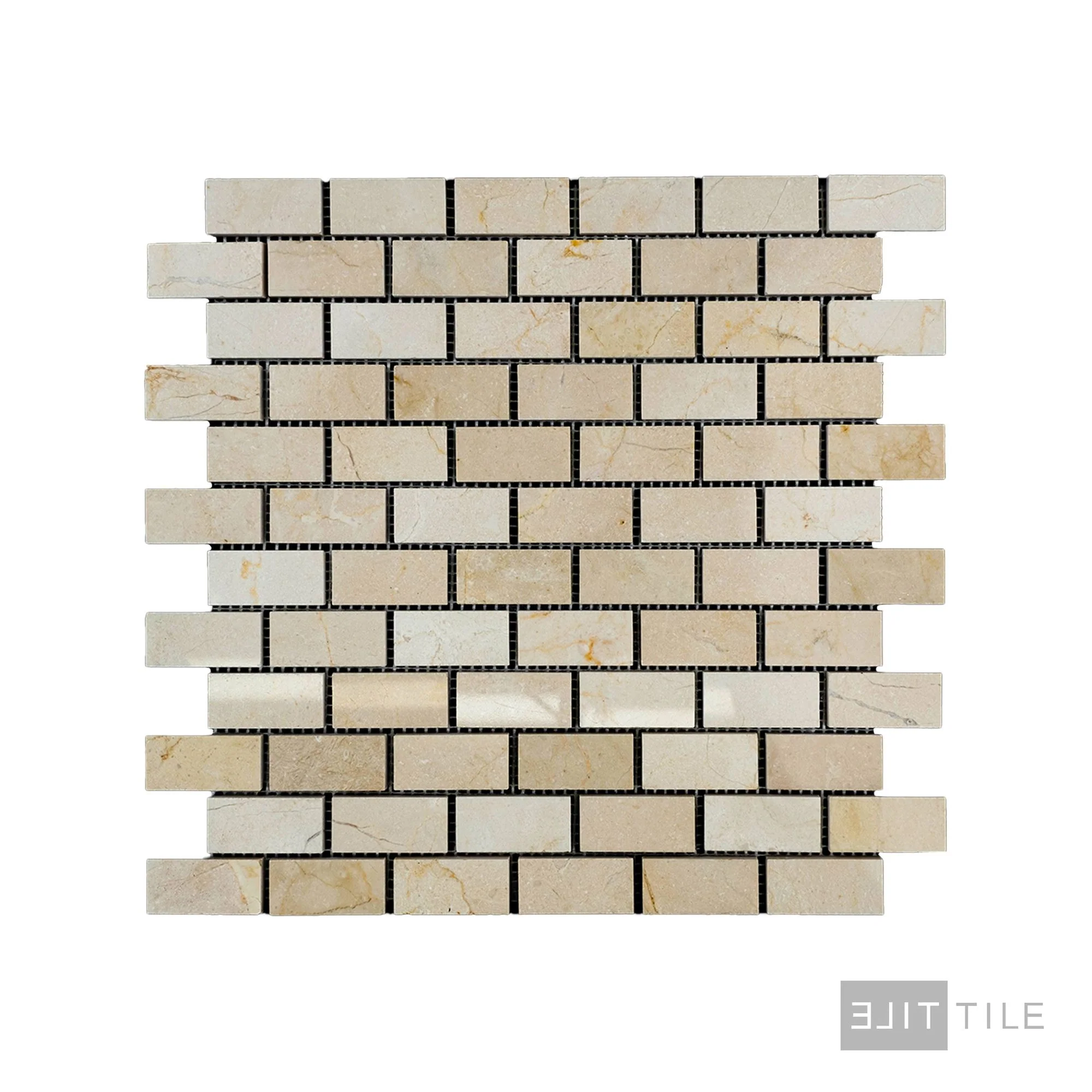 Crema Marfil Marble 1X2 Brick Polished Mosaic - Image 2