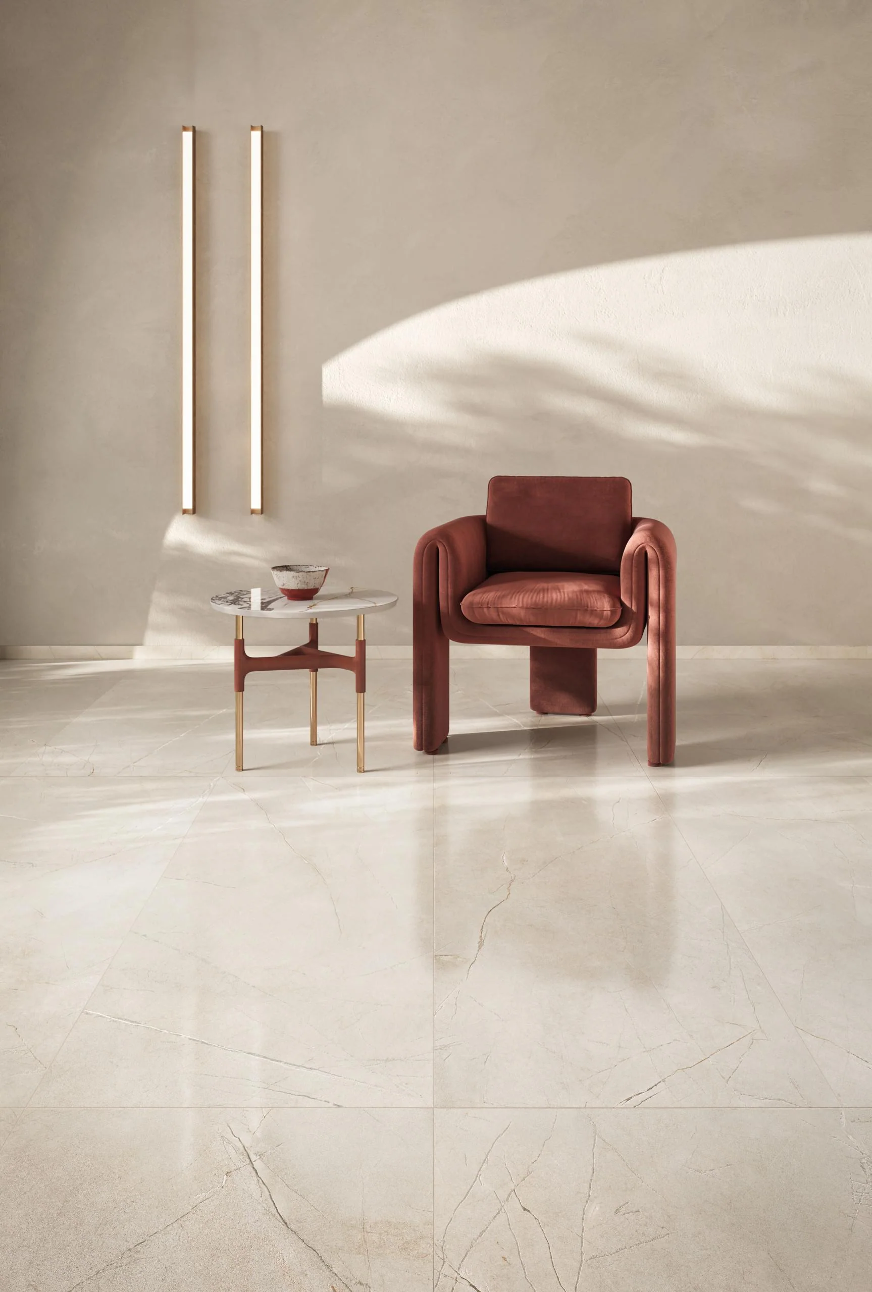 Crema Marfil Polished 24X48 Crema Marfil - Image 2