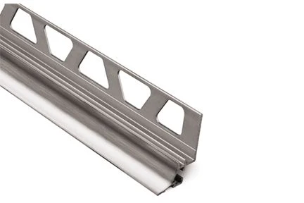Dilex-Ahka Cove Base Alum Brushed Chrome Anodized 3/8 in AHKA100ACGB