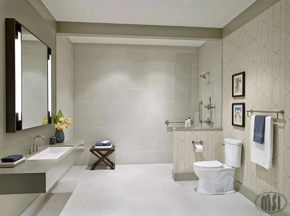 Dimensions Porcelain Field Tile 12X24 Glacier Matte - Image 2