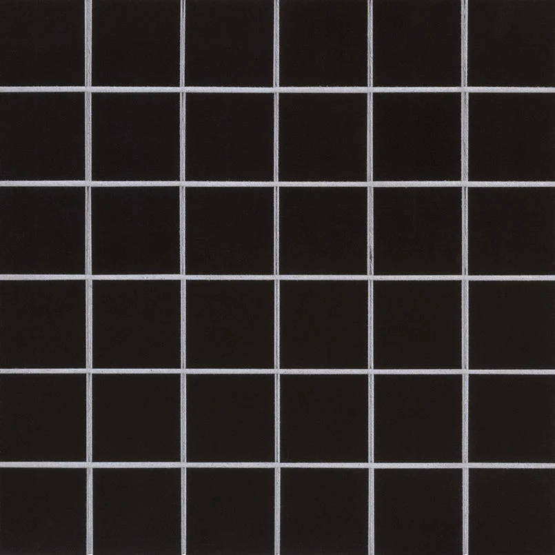 Domino 2X2 Porcelain Mosaic 12X12 Black Glossy