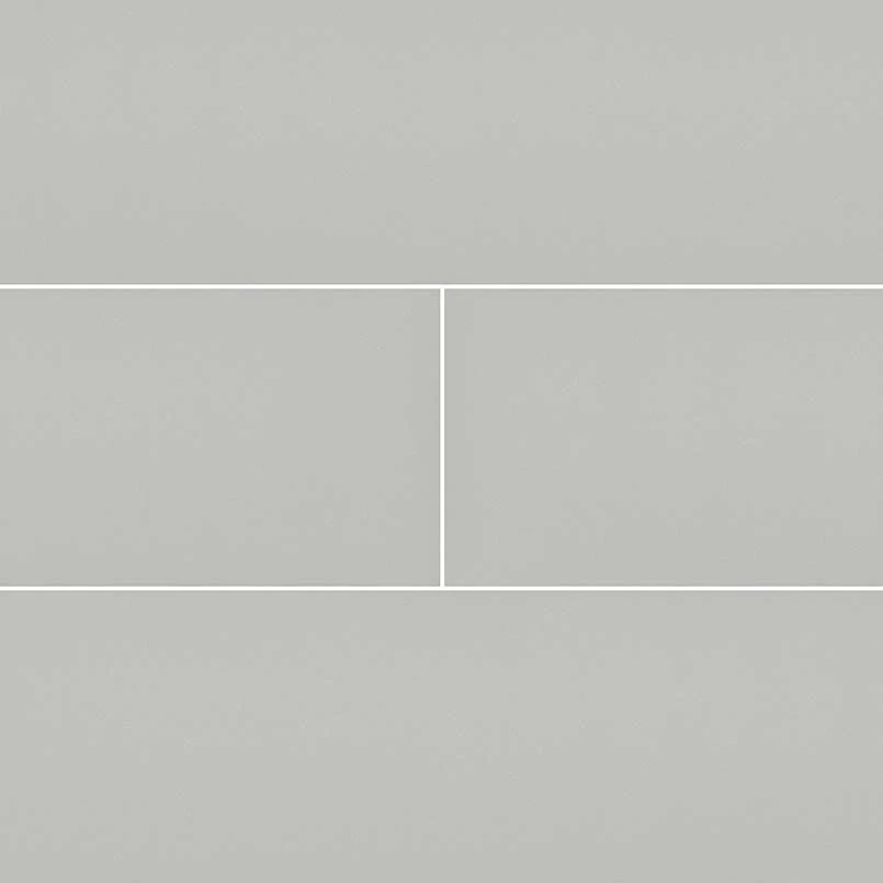 Domino Porcelain Subway Tile 4X16 Gray Glossy