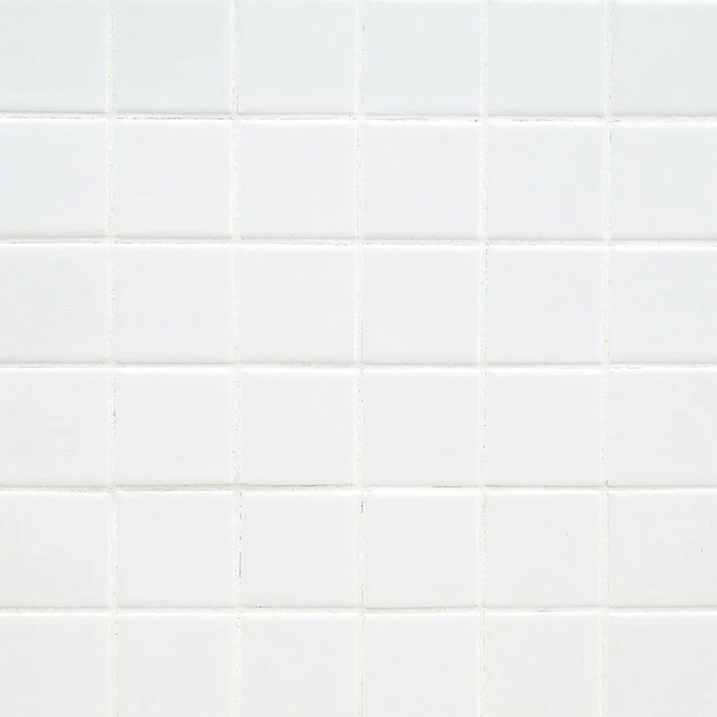 Domino 2X2 Porcelain Mosaic 12X12 White Matte
