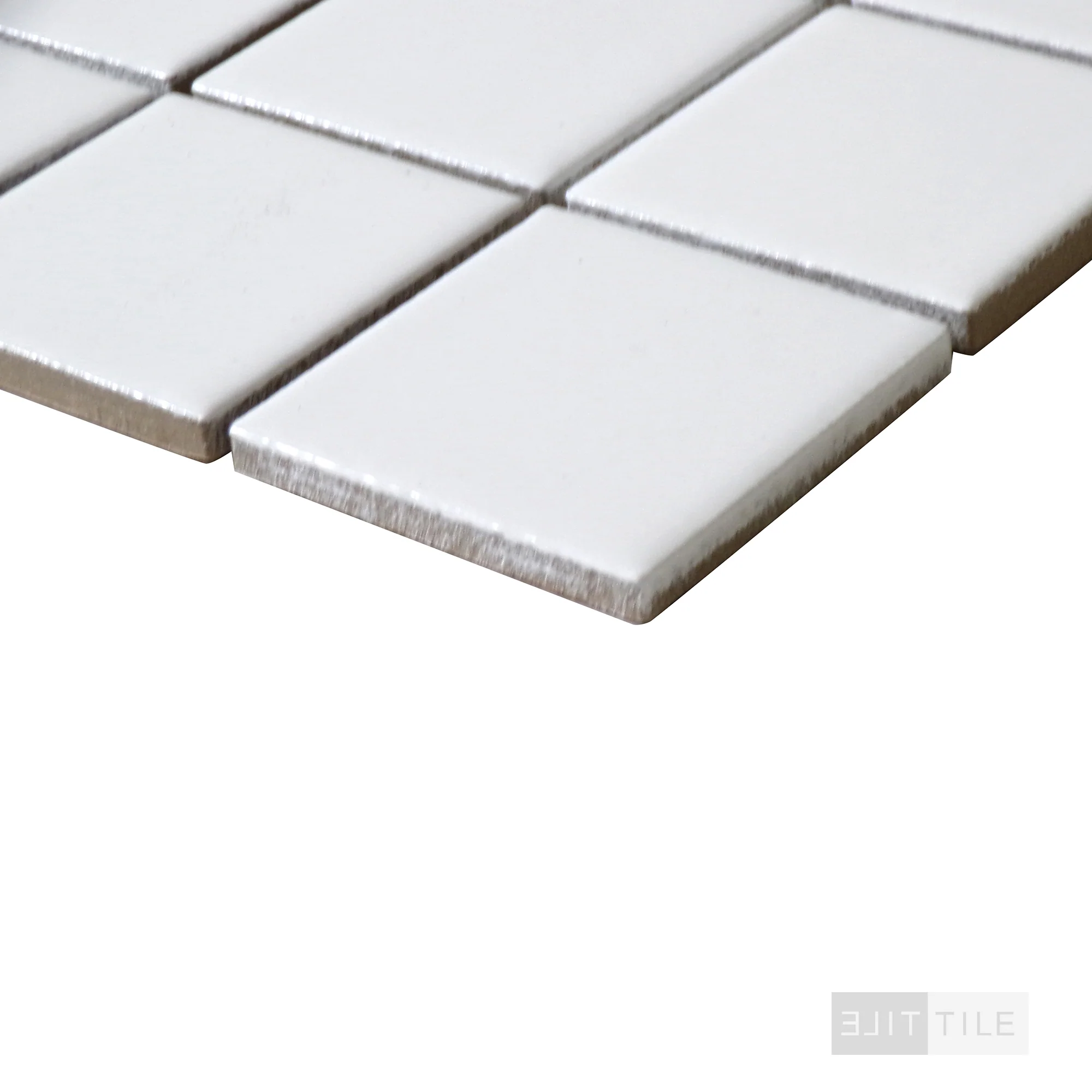 Domino 2X2 Porcelain Mosaic 12X12 White Matte - Image 4