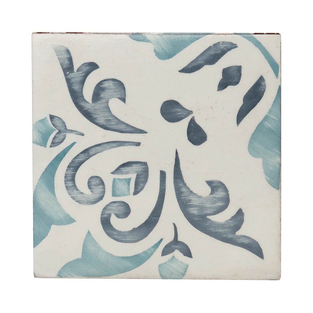 Duquesa Catarina Deco 4-5/8X4-5/8 Acqua Matte - Image 2