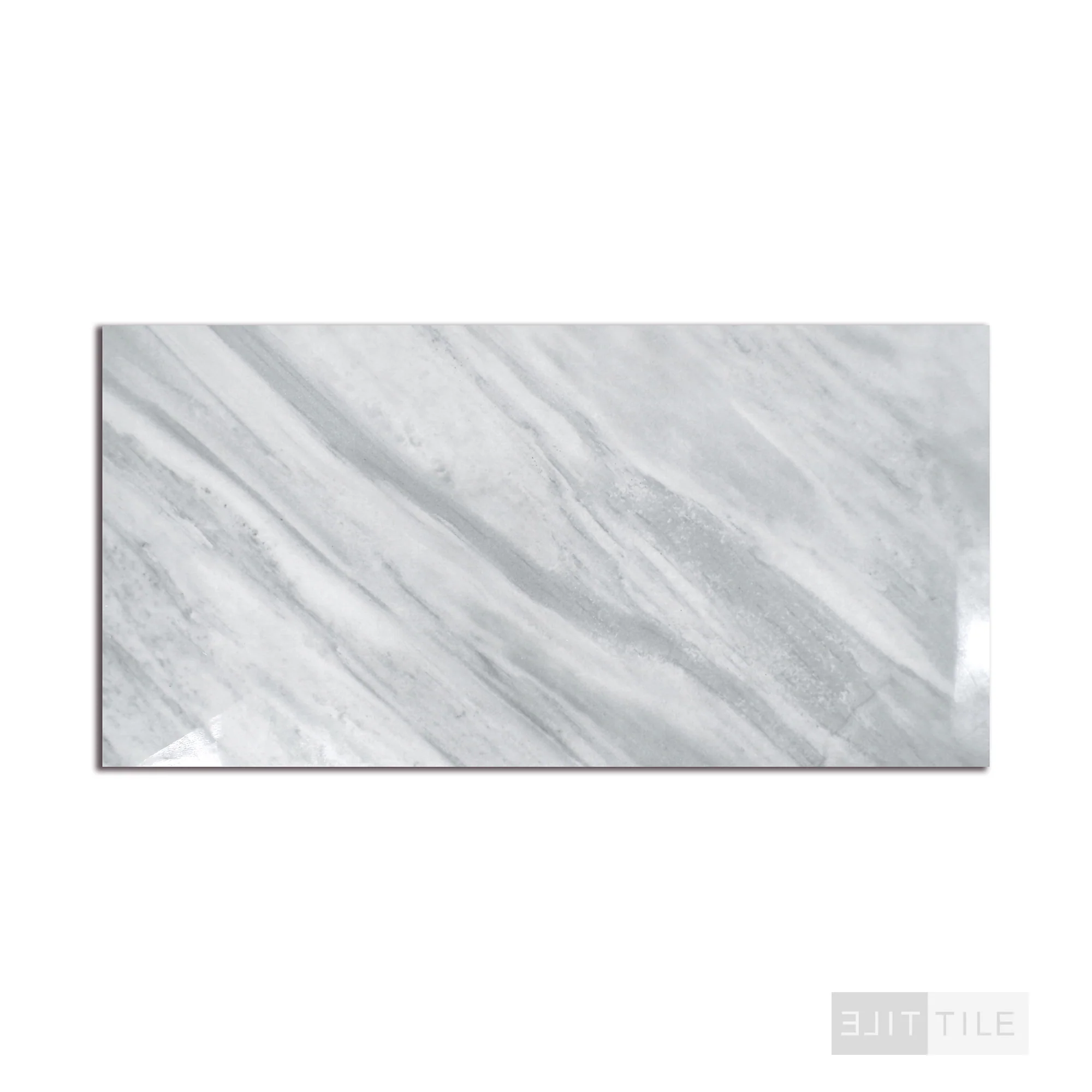 Eden Porcelain Field Tile 12X24 Bardiglio Polished - Image 3