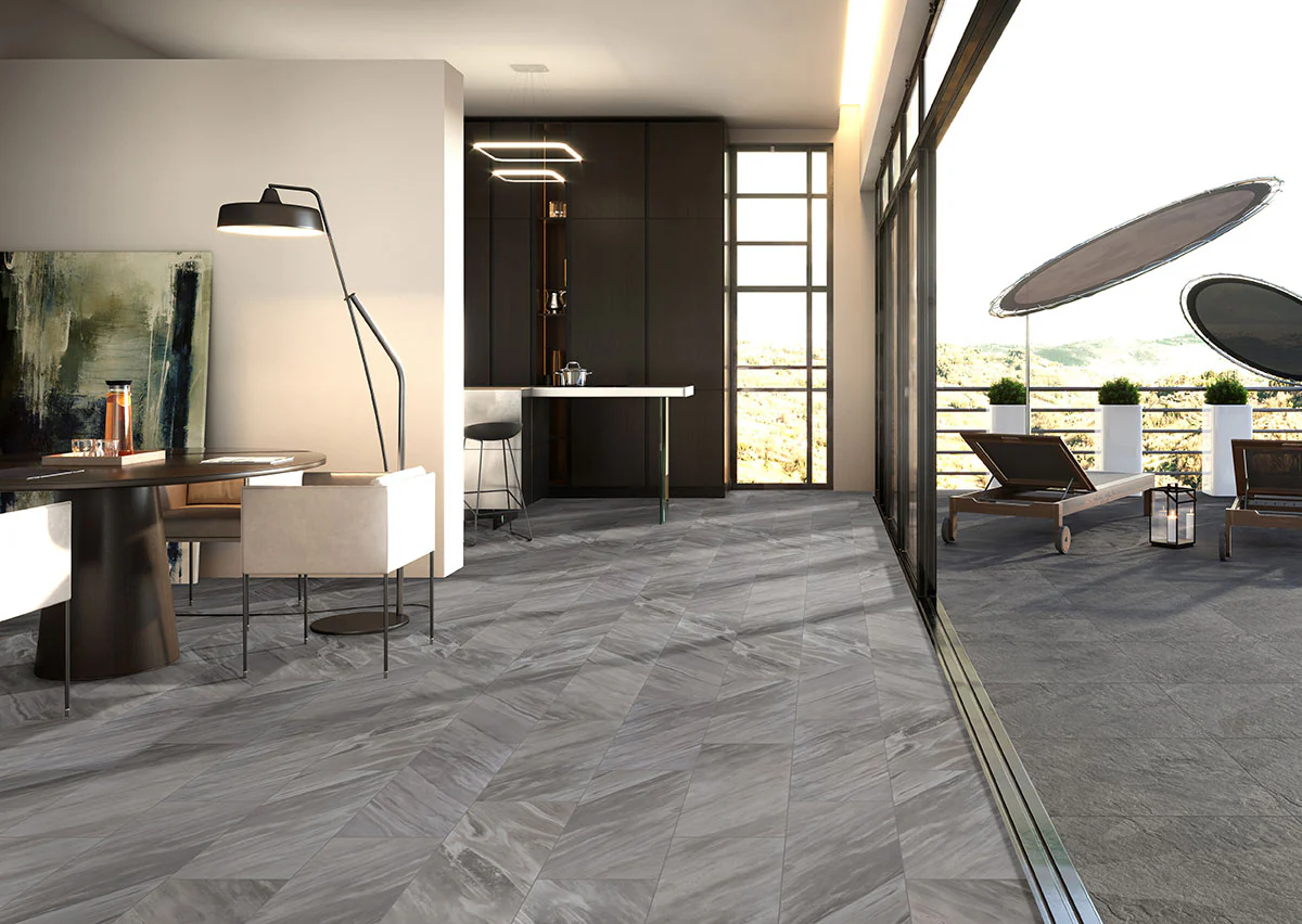 Eden Porcelain Bullnose 4X24 Bardiglio Polished - Image 2