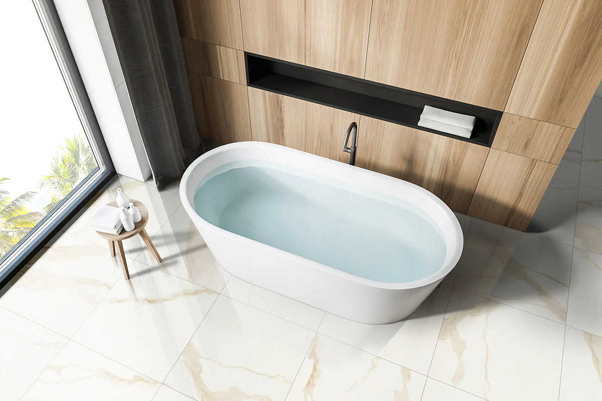 Eden Porcelain Field Tile 24X24 Calacatta Matte - Image 2