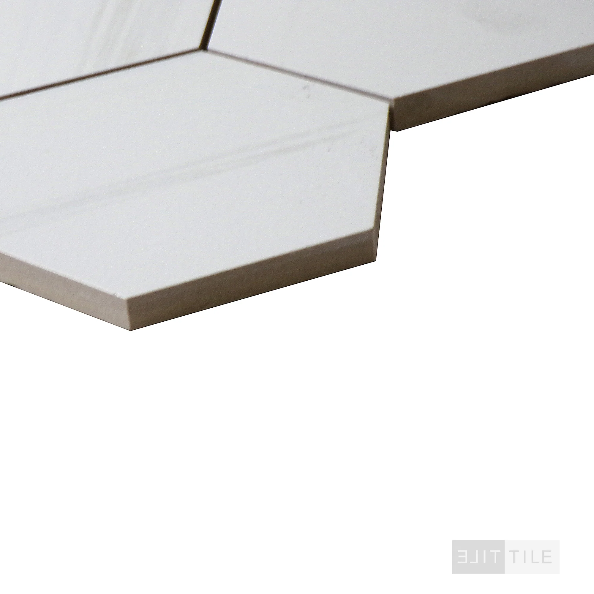 Eden 3X3 Hexagon Porcelain Mosaic 12X12 Dolomite Matte - Image 4