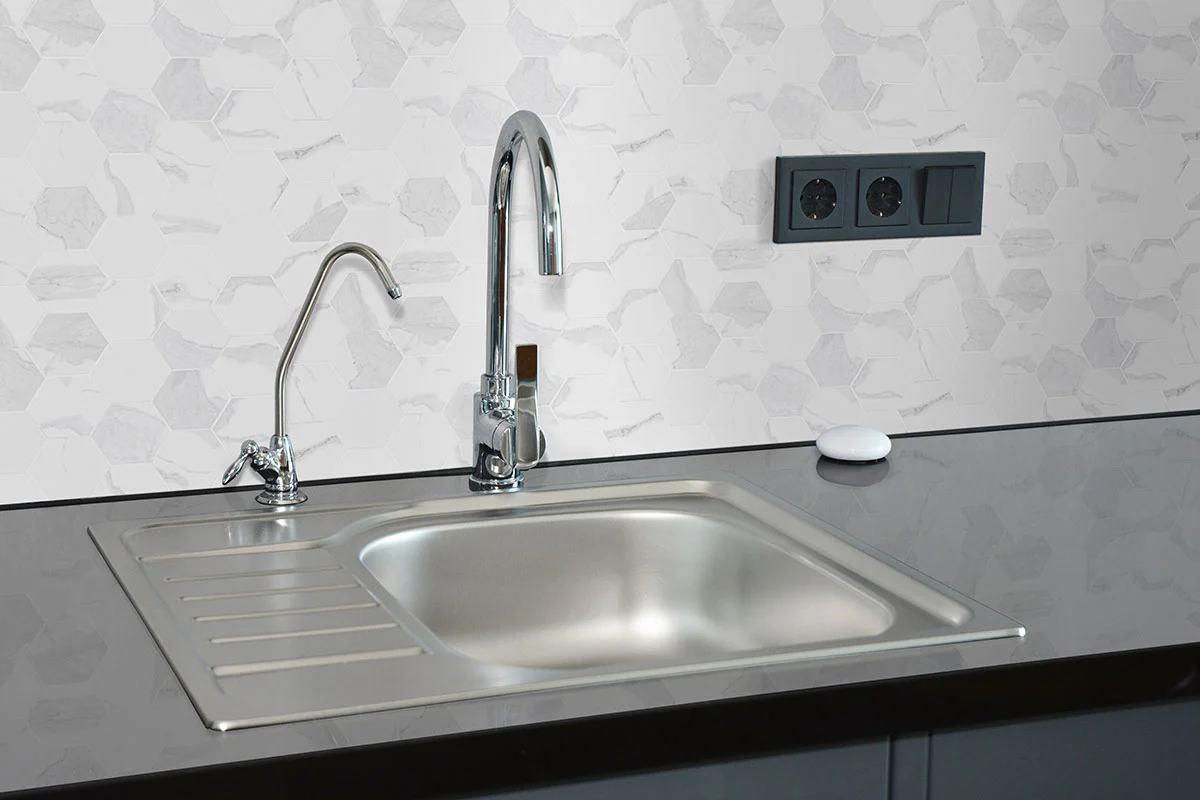 Eden 3X3 Hexagon Porcelain Mosaic 12X12 Statuary Matte - Image 2