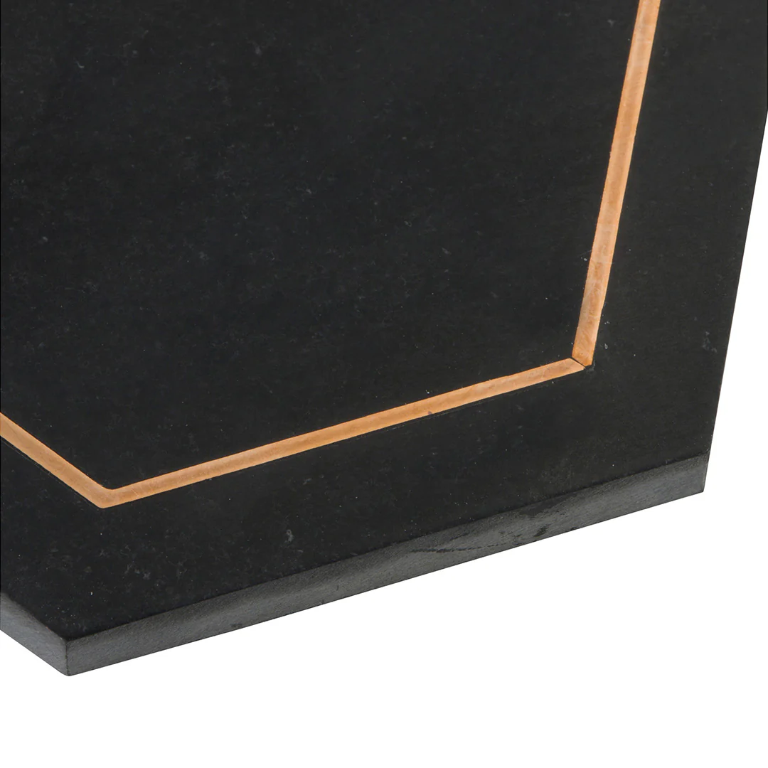 Ellington Savoy Deco 5-1/4X4-1/2 Ebony/Copper Honed - Image 3