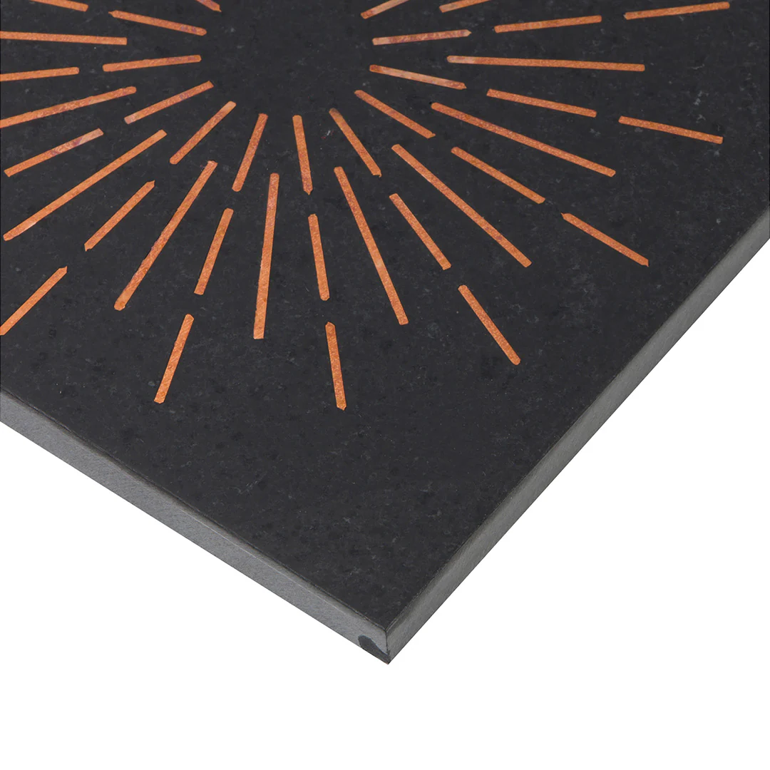 Ellington Pierre Deco 6X6 Ebony/Copper Honed - Image 3