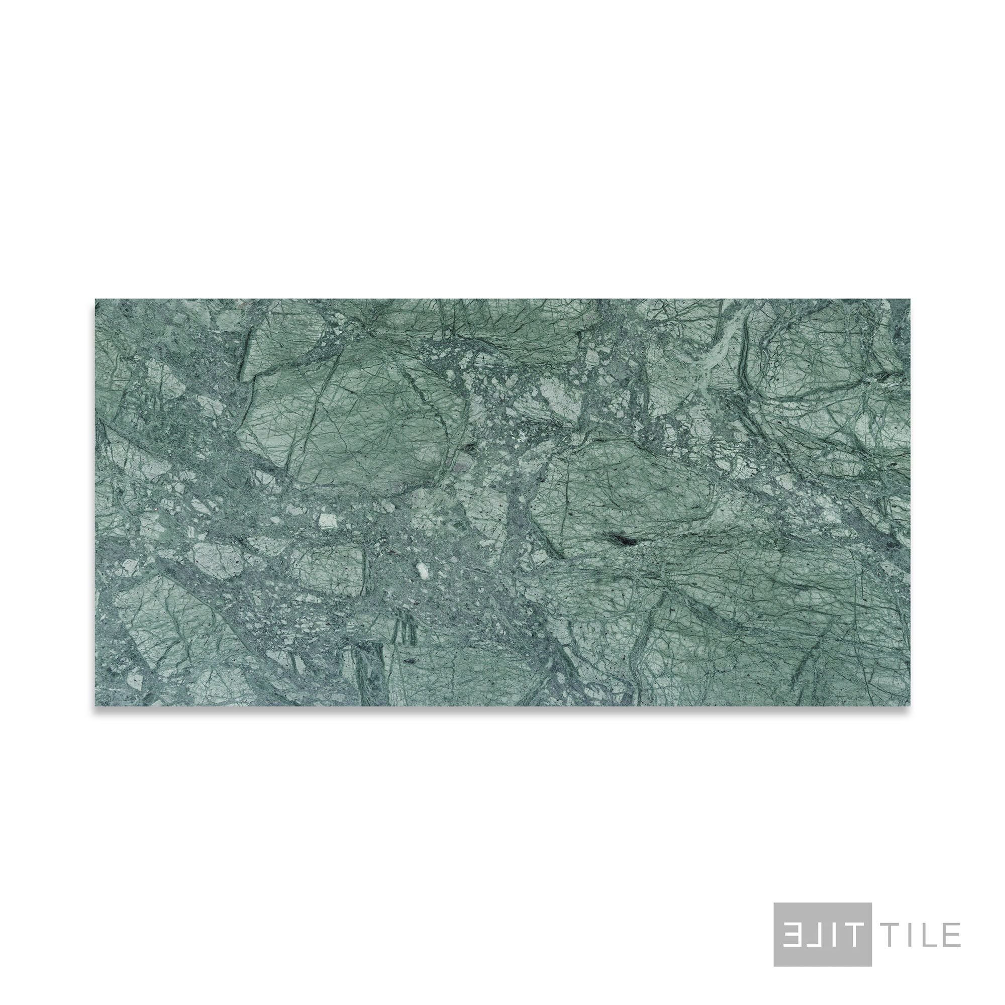 Empress Green Marble 12X24 Honed - Image 3