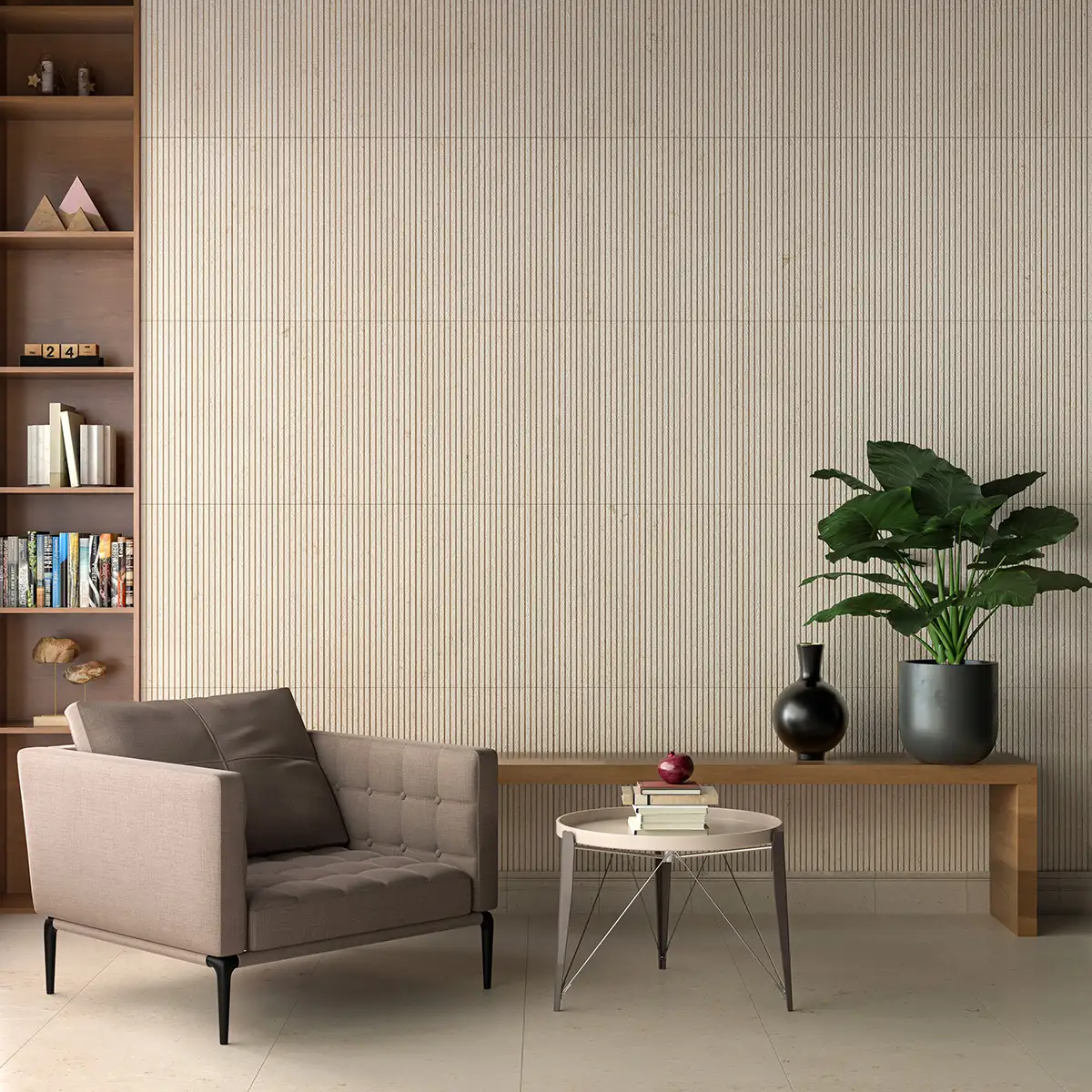 Ethan Wall Panel 6X24 Desert Path Leather - Image 2
