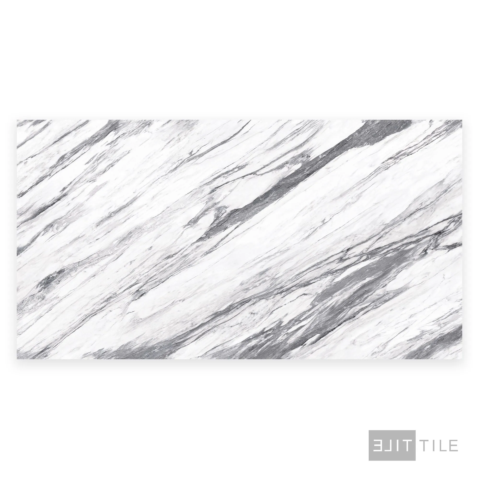 Exotic Stone Cosmopolitan Porcelain Large Format Field Tile 24X48 Statuario Fantastico Polished - Image 3