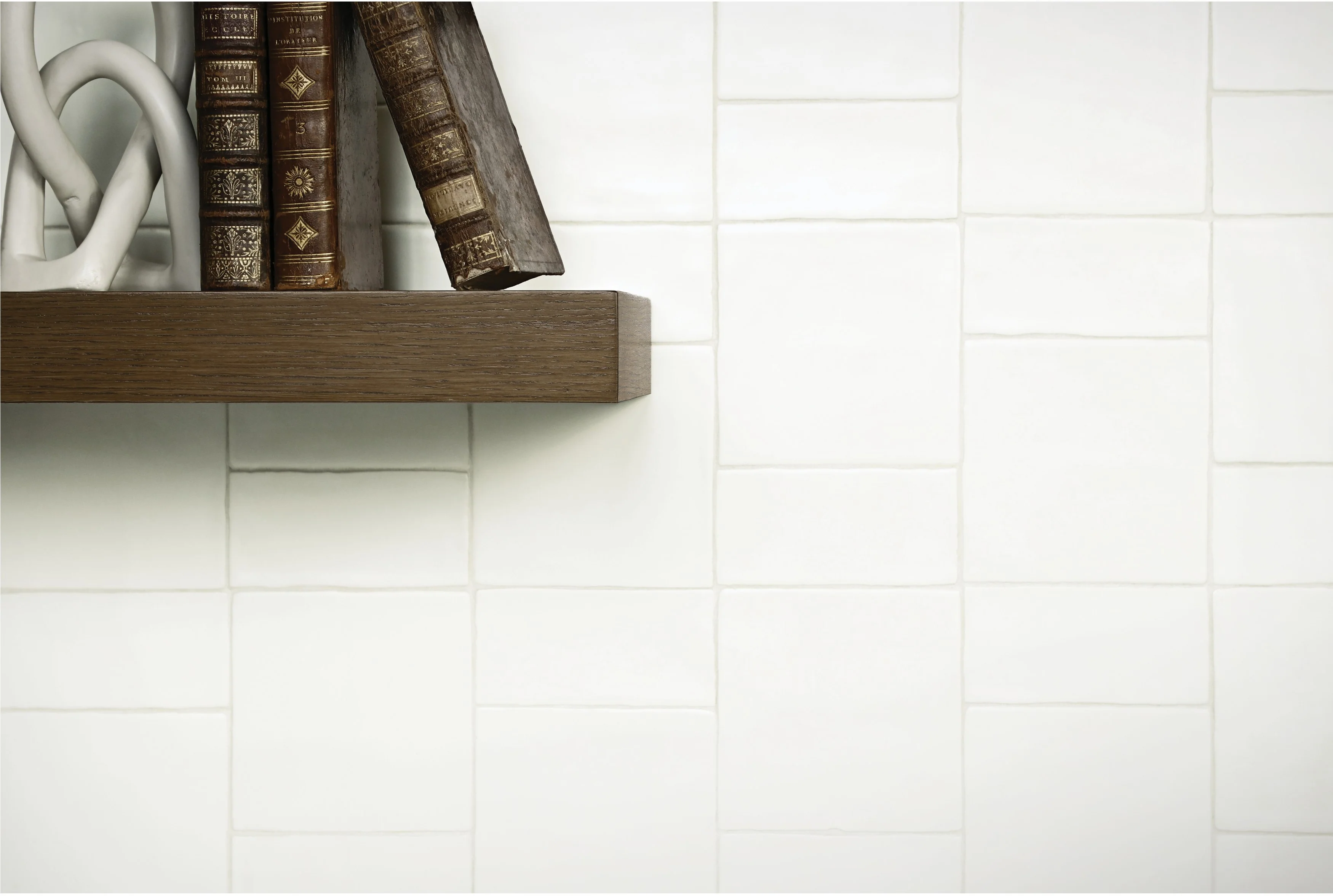 Farrier Ceramic Wall Tile 5X5 Cremello Satin - Image 2
