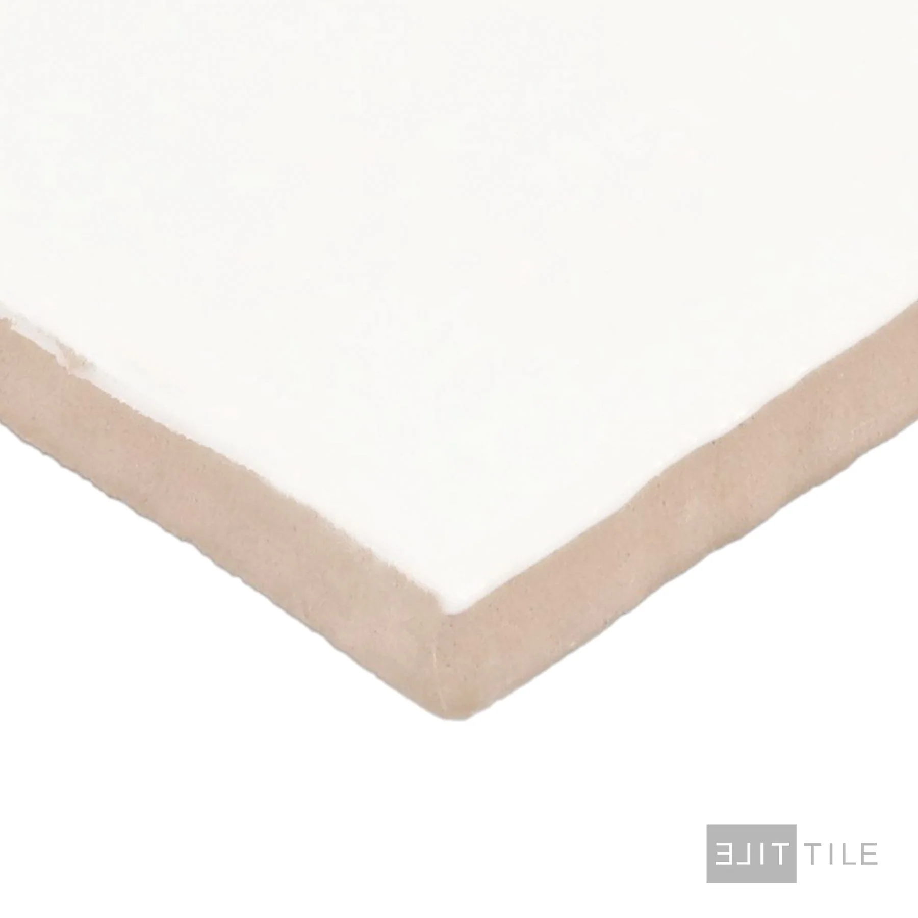 Farrier Ceramic Wall Tile 5X5 Cremello Satin - Image 4