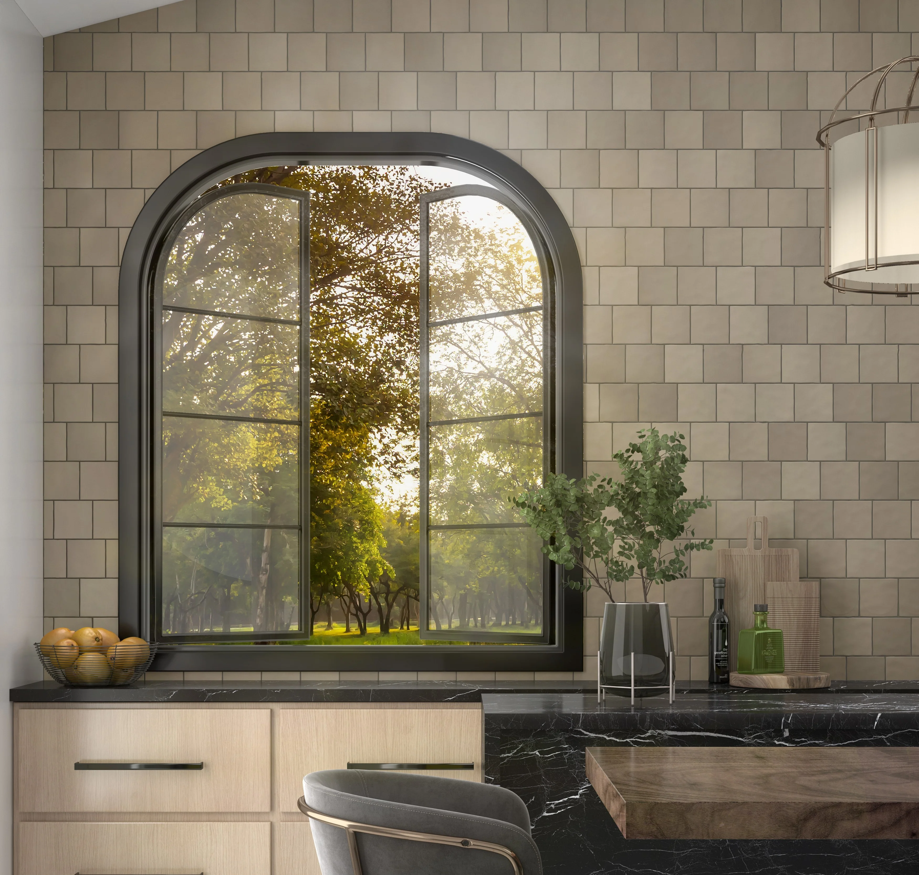 Farrier Ceramic Wall Tile 5X5 Grullo Satin - Image 2