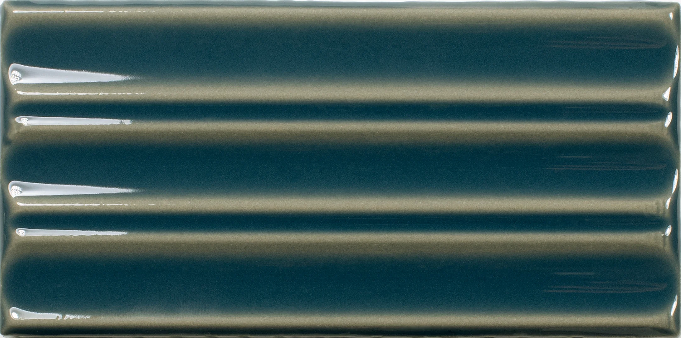 Fayenza Belt Glossy 2.5X5 Peacock Blue