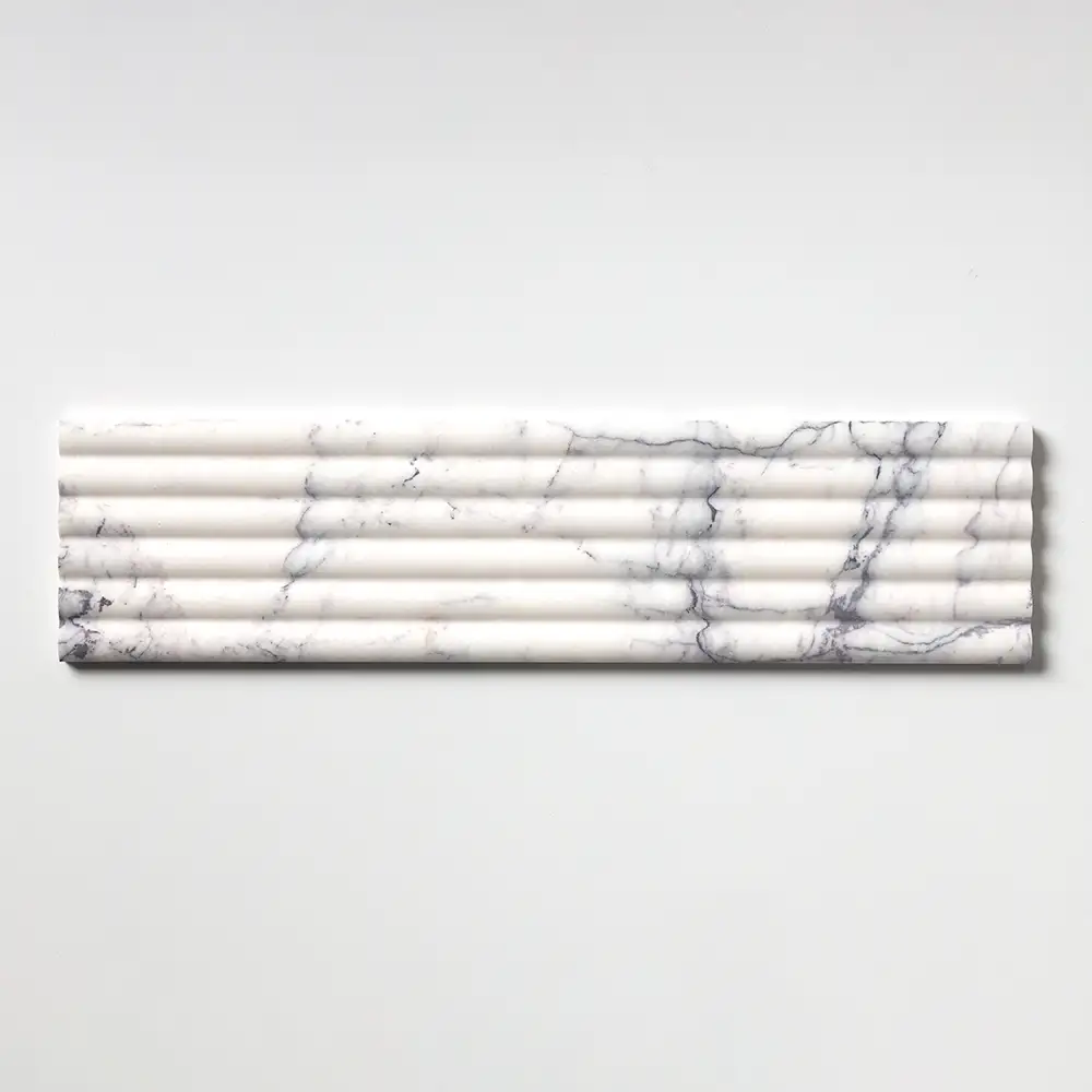Fluted Tile 6X24 Lilac Honed - Image 3