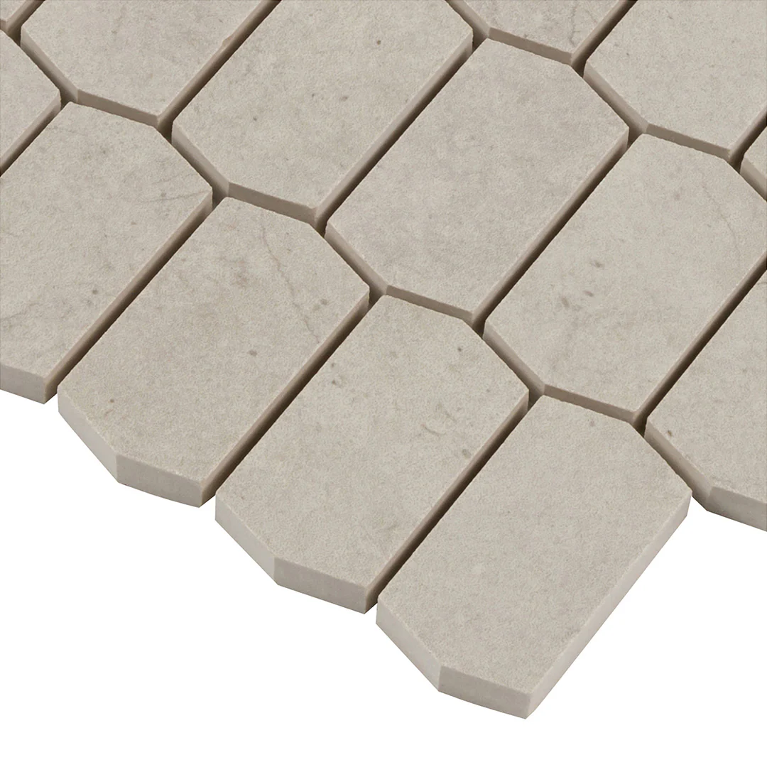 Foussana Picket Mosaic 12-3/8X12-1/2 Thala Grey Brushed - Image 3