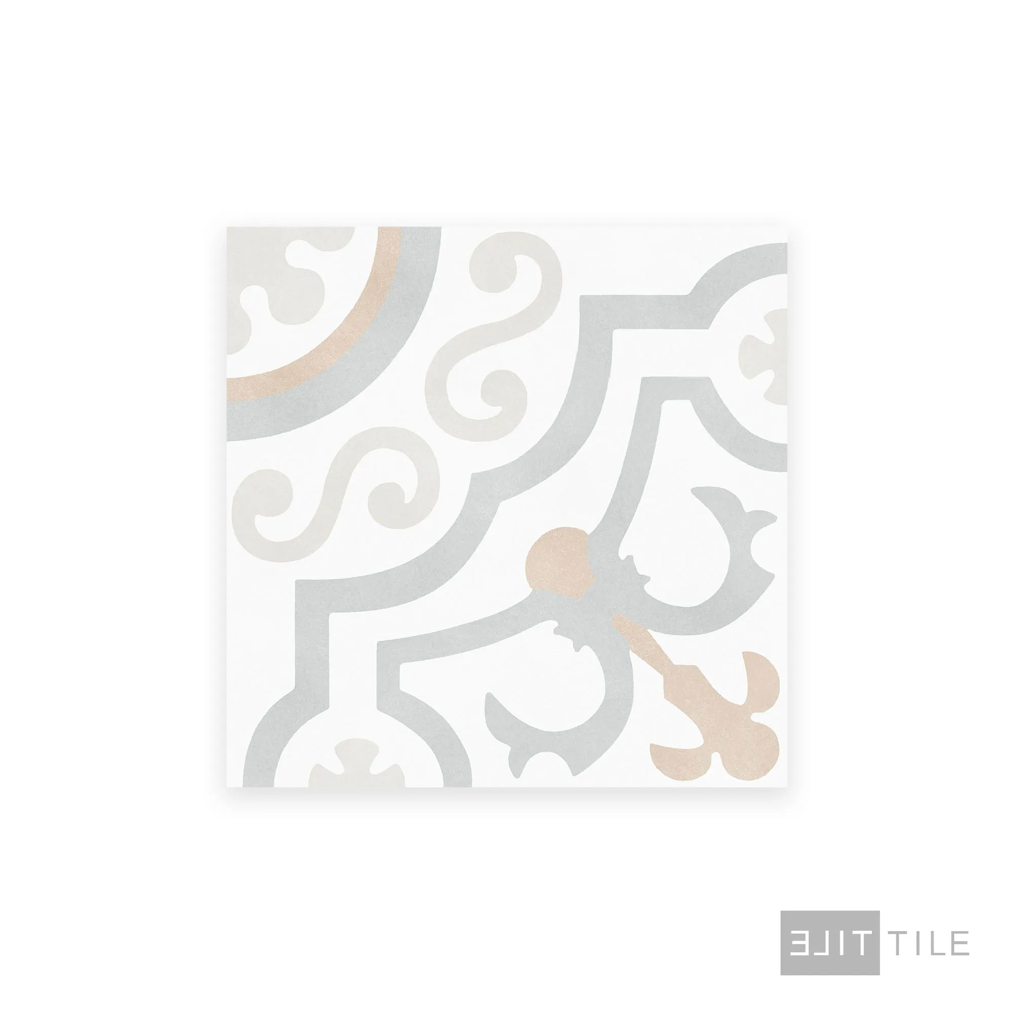 Frame 15 Porcelain Decorative Field Tile 6X6 Kali Chic Matte - Image 3