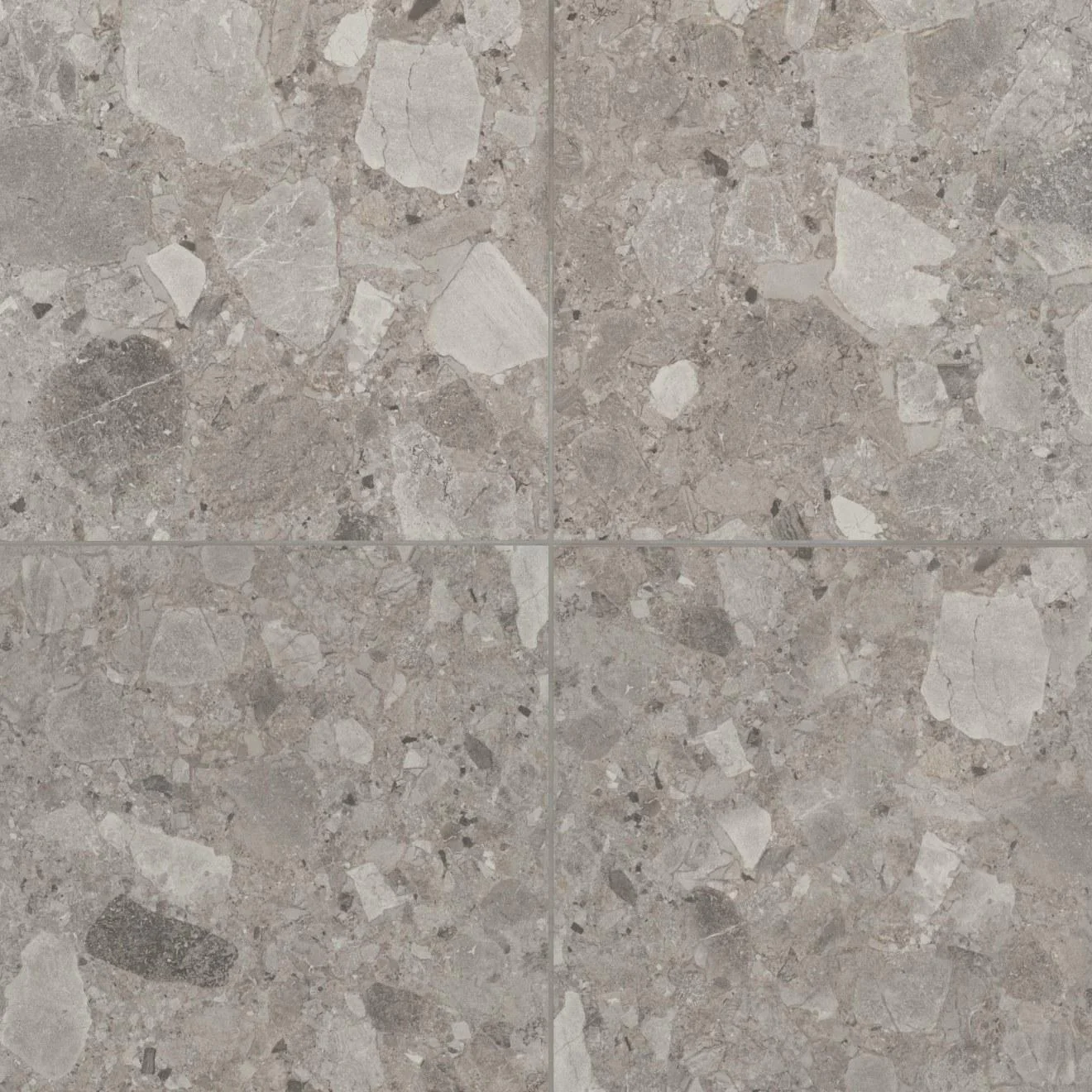 Frammenta Matte 24X24 Dark Grey