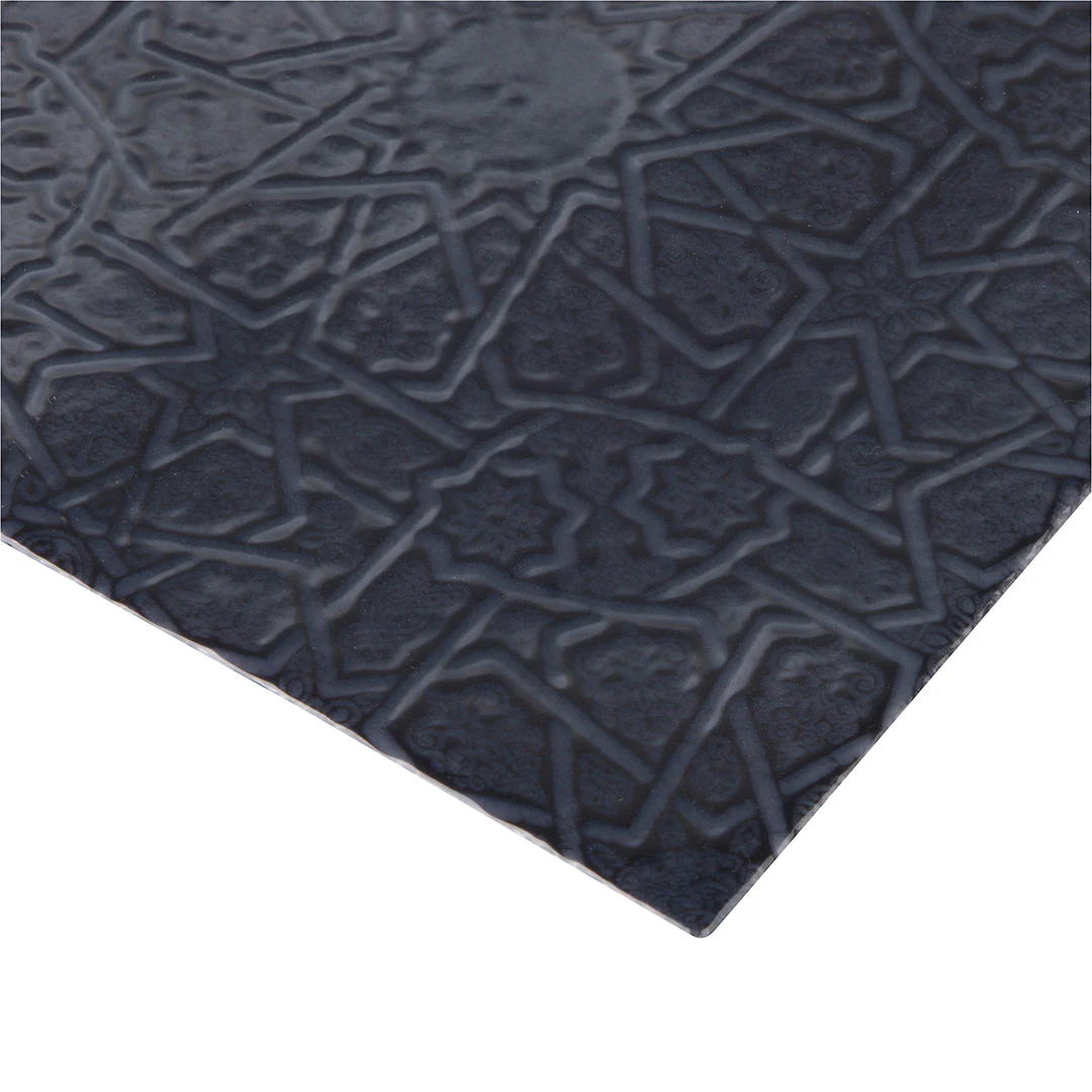 Gallerie Zlg Yassina Square 5X5 Indigo Glazed - Image 3