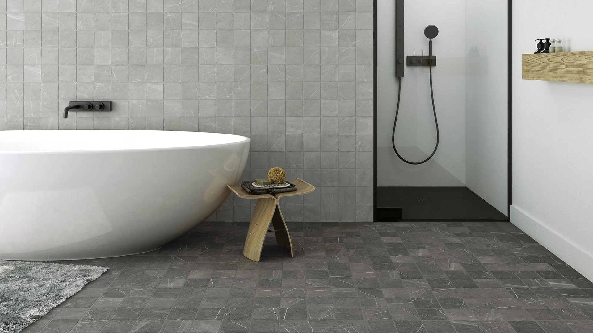 Gea Matte 4.7X4.7 Grey - Image 2