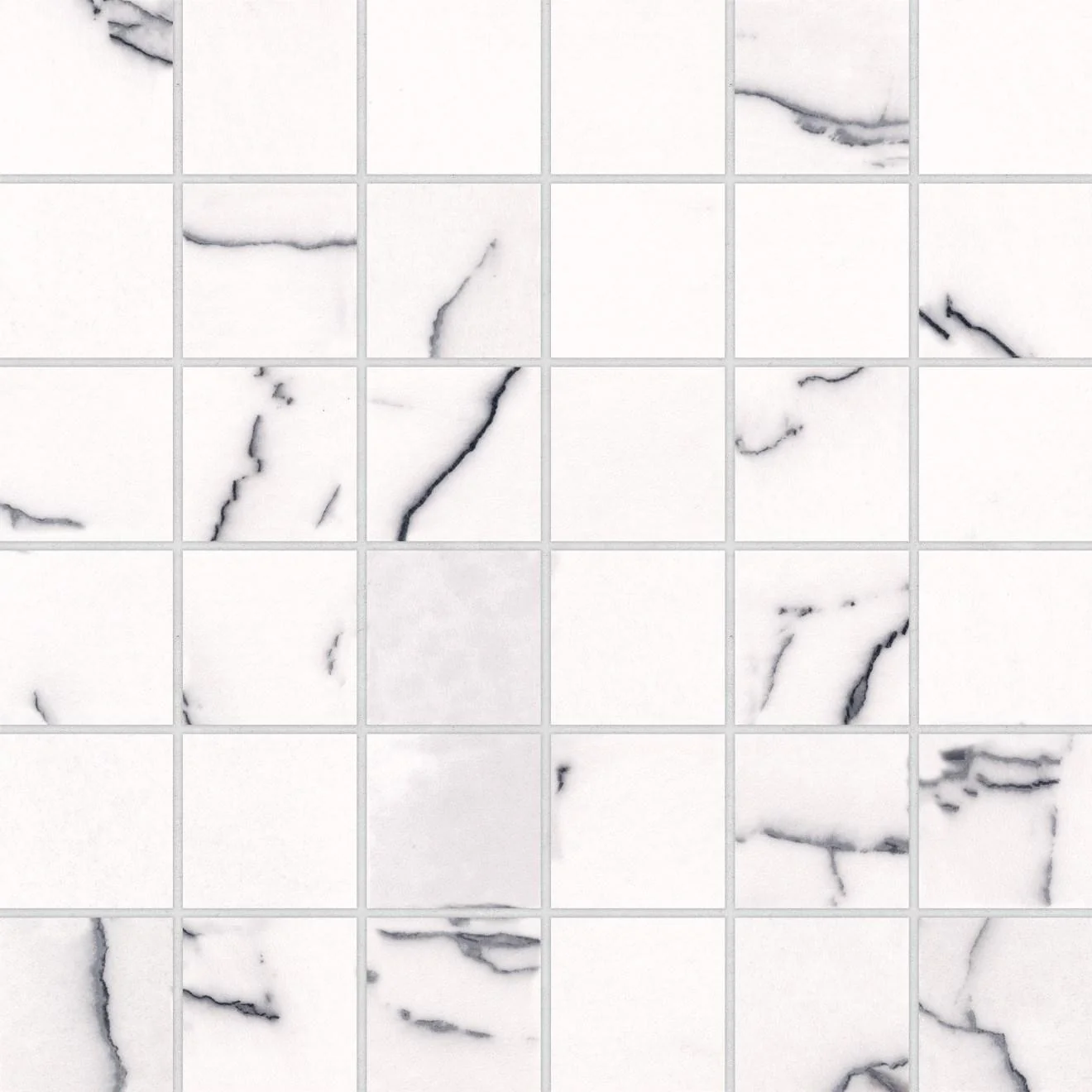 Gemma 2X2 Mosaic Polished 12X12 Bianca
